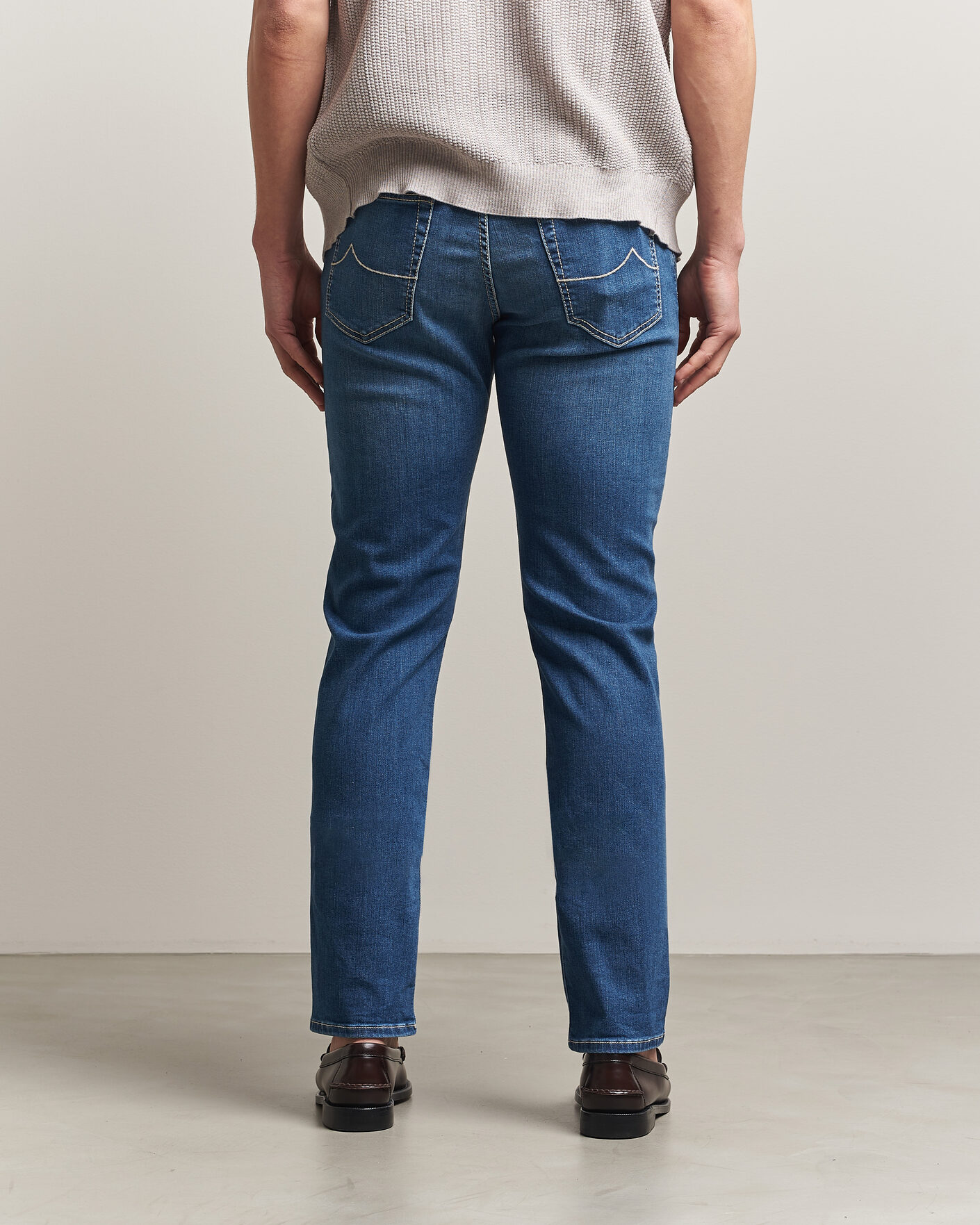 Men | Trousers | Jacob Cohën | Bard Slim Fit Super Stretch Jeans Light Vintage