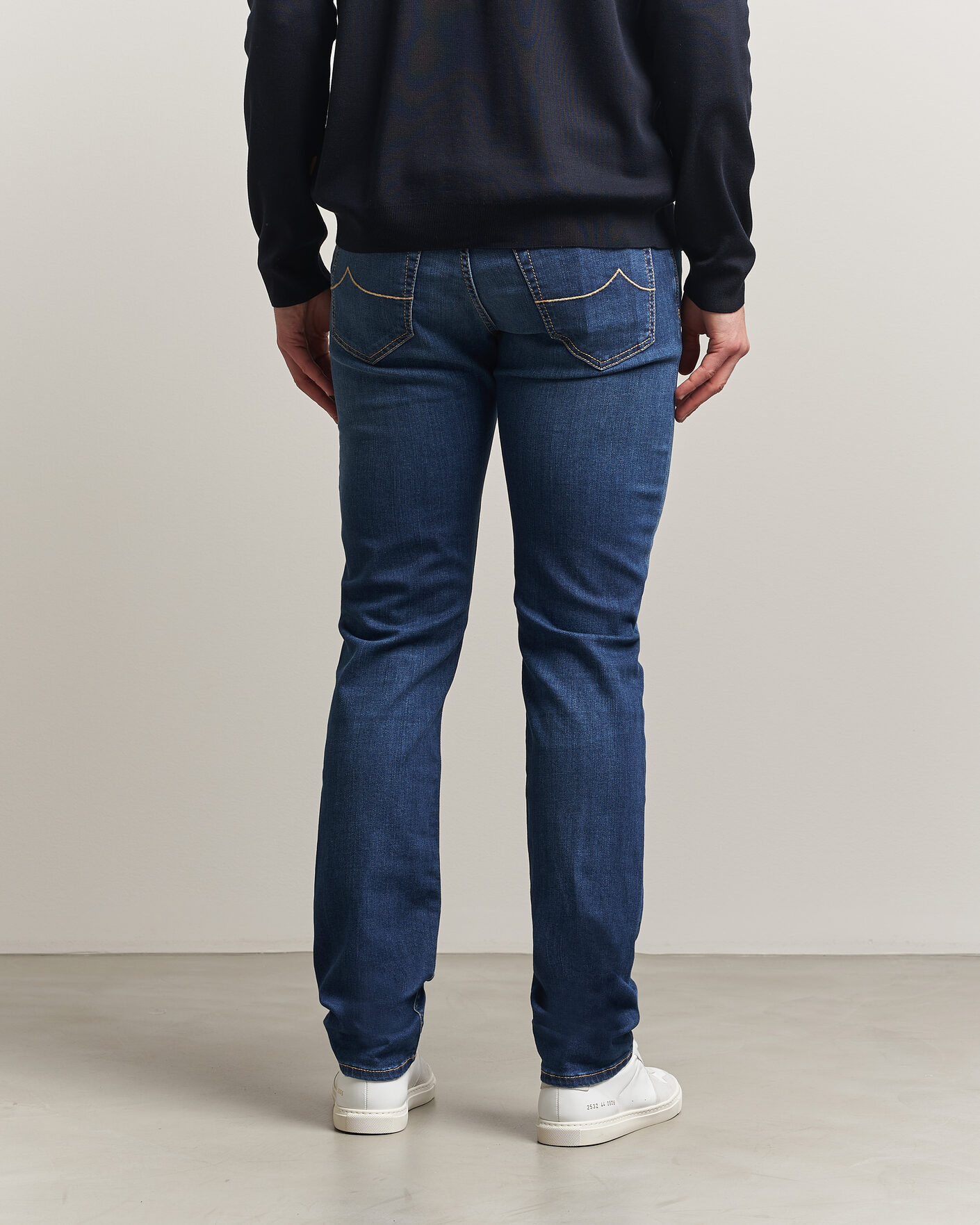 Men | Trousers | Jacob Cohën | Nick Slim Fit Super Stretch Jeans Medium Vintage