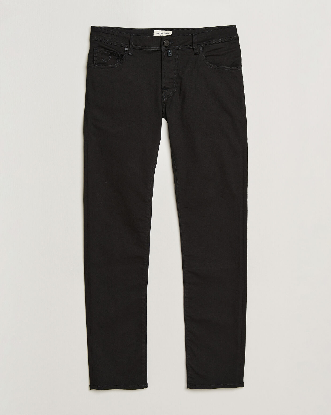 Men | Jeans | Jacob Cohën | Nick Slim Fit Stretch Stay Black Jeans Rinse Wash