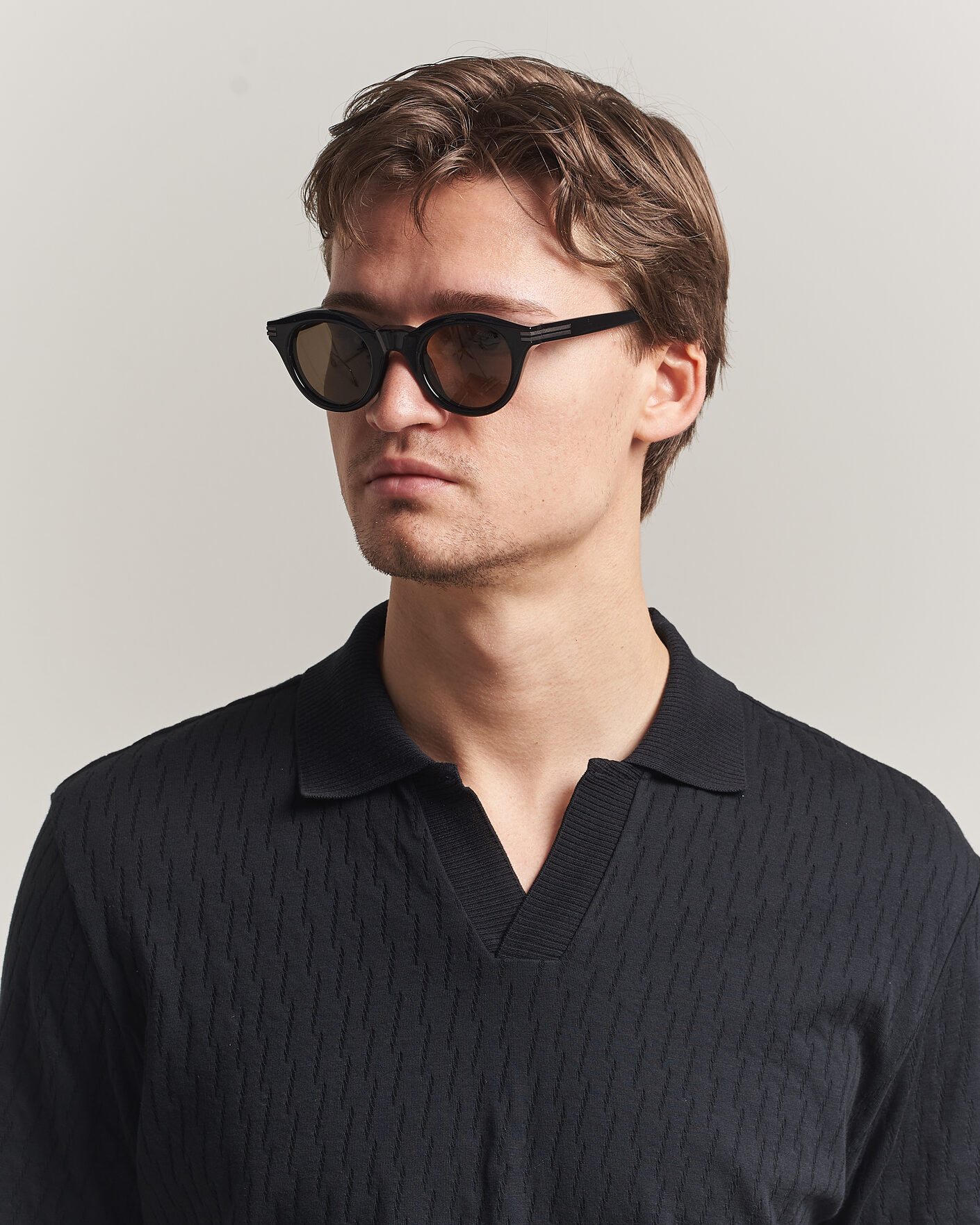 Men | Sunglasses | Zegna | EZ0302 Sunglasses Black