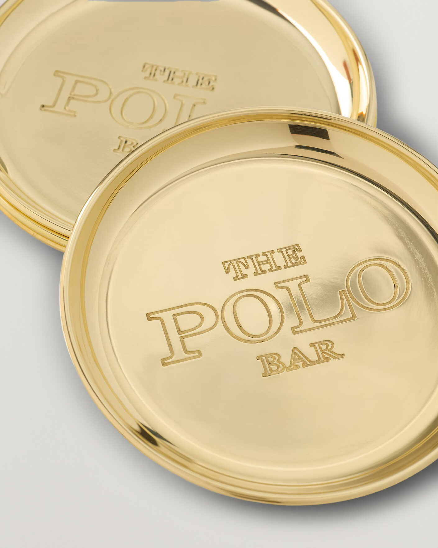 Ralph Lauren Home Polo Bar Coasters Brass at CareOfCarl.com