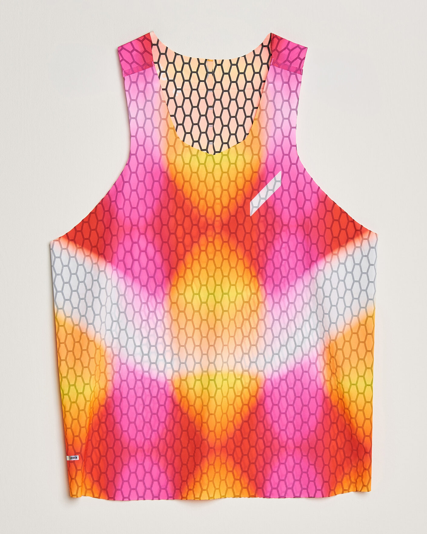 Men | T-Shirts | SOAR Running | Graphene Race Vest Red/Orange