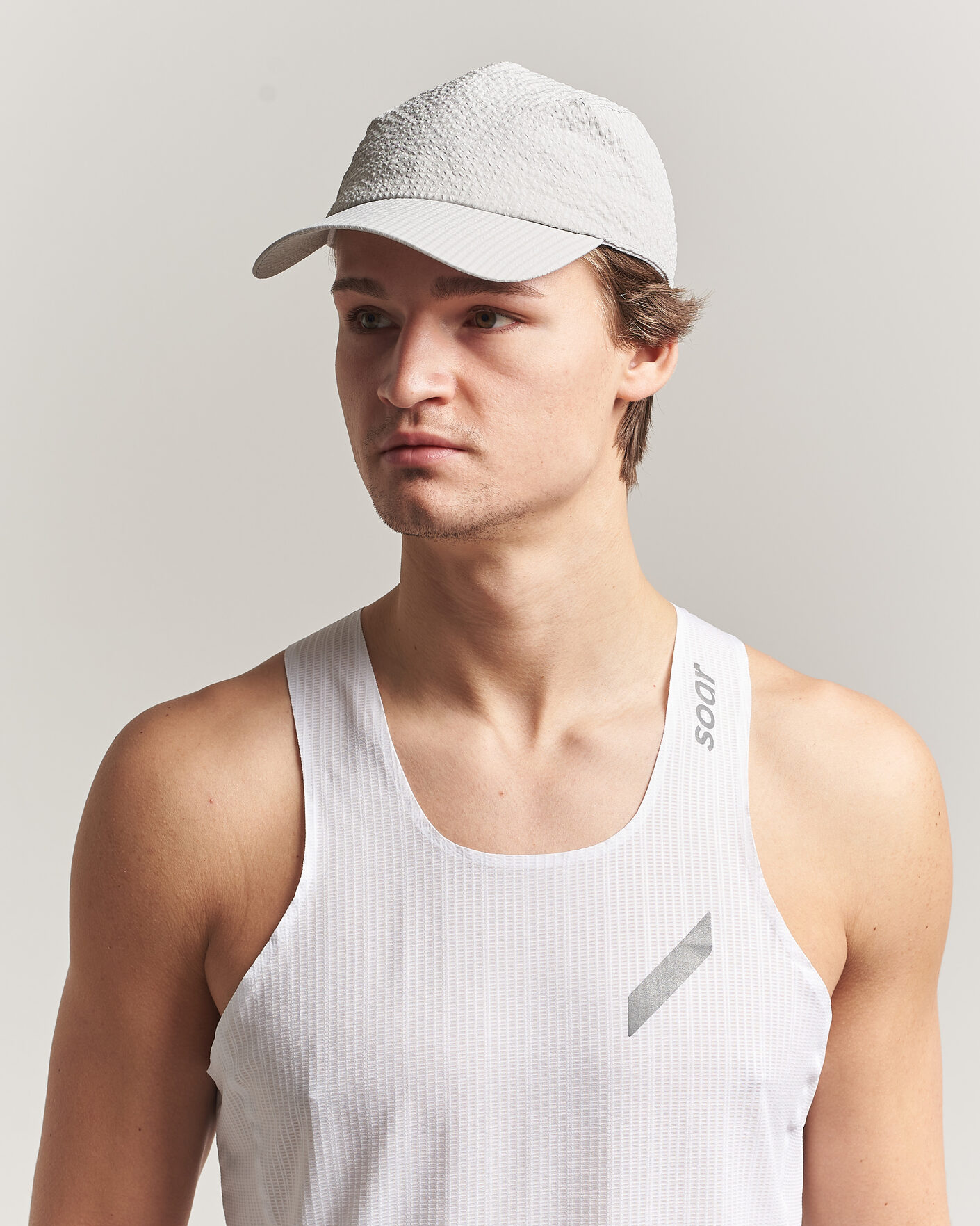SOAR Running Dart Cap Silver Grey at CareOfCarl.com