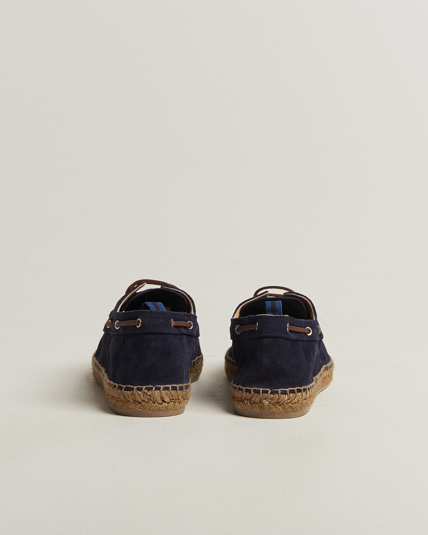 Men | Espadrilles | Castañer | Nemo Casual Suede Boat Shoe Azul Oscuro