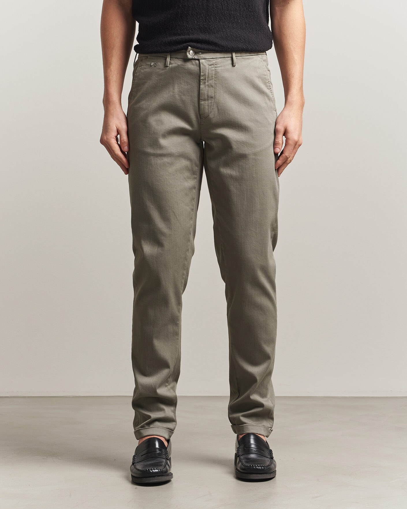 Men | Trousers | Tramarossa | Luis Superstrech Cotton Chino Aloe
