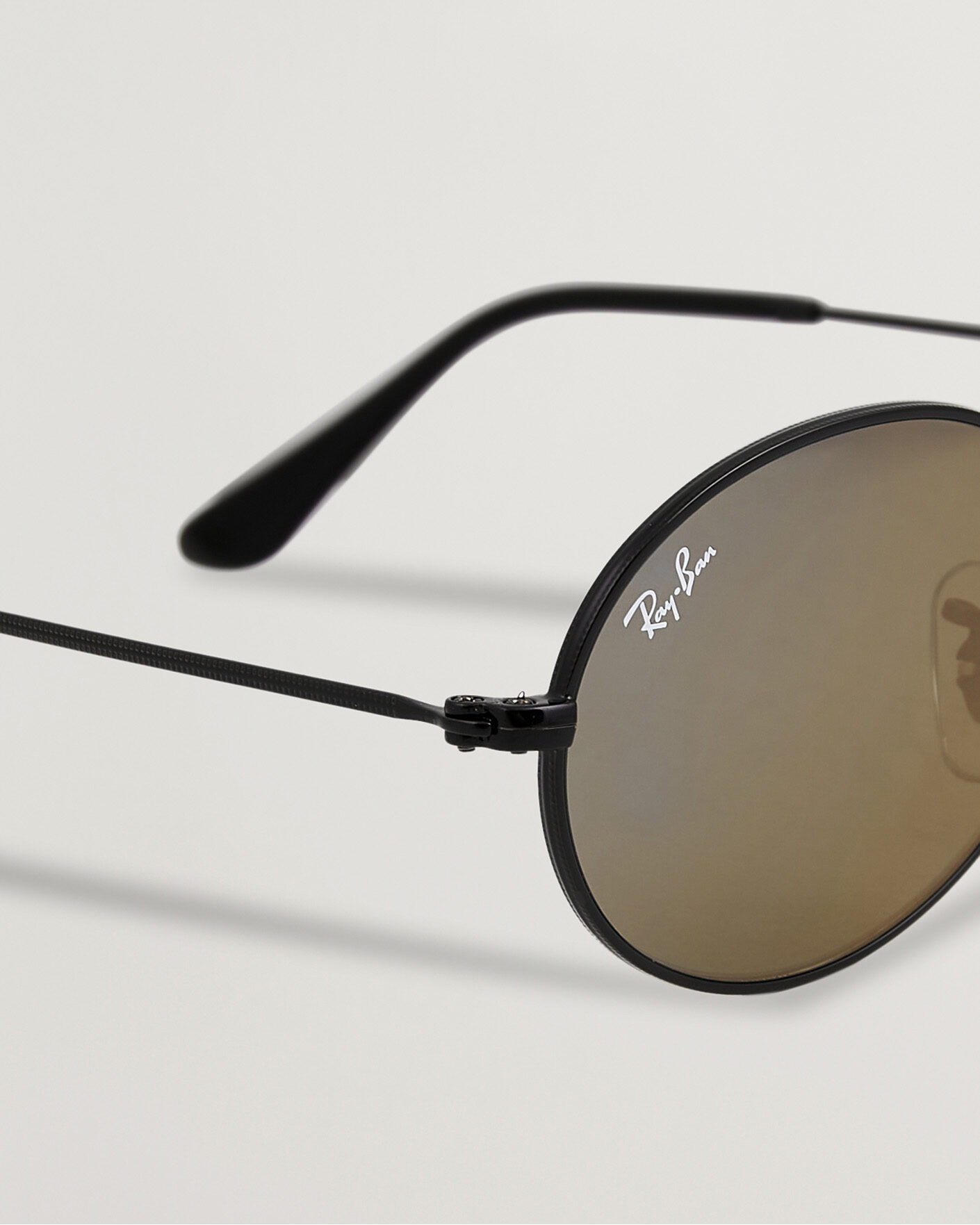 Men | Sunglasses | Ray-Ban | Oval Sunglasses Black