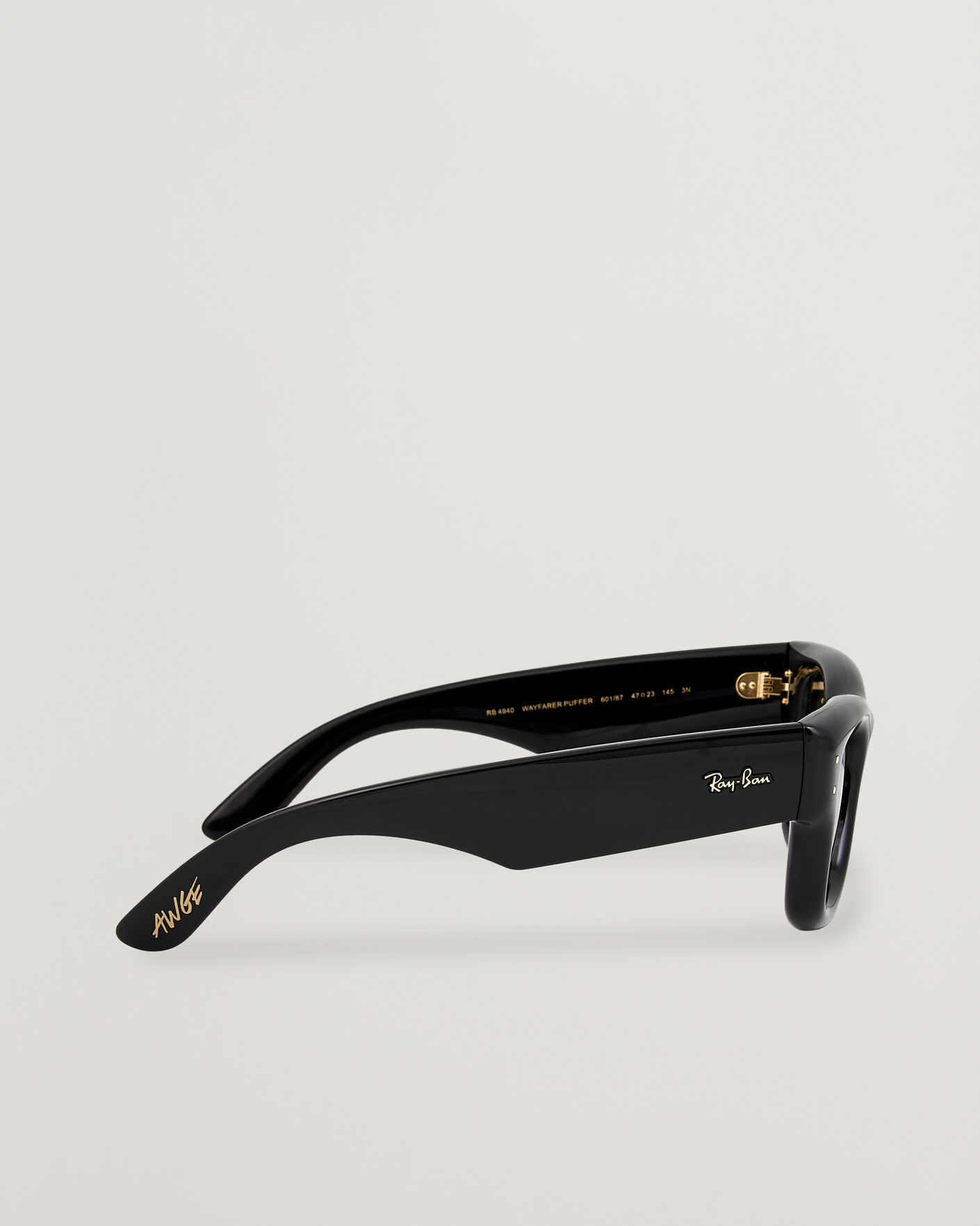 Ray-Ban Wayfarer Puffer Sunglasses Black at CareOfCarl.com