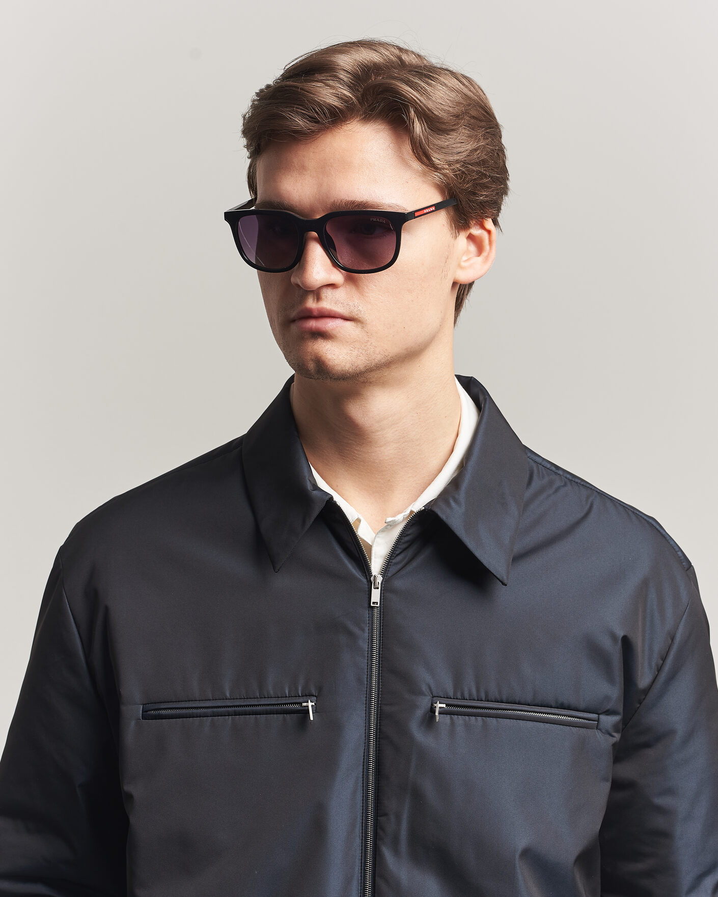Men | Sunglasses | Prada Linea Rossa | 0PS B09SU Sunglasses Black