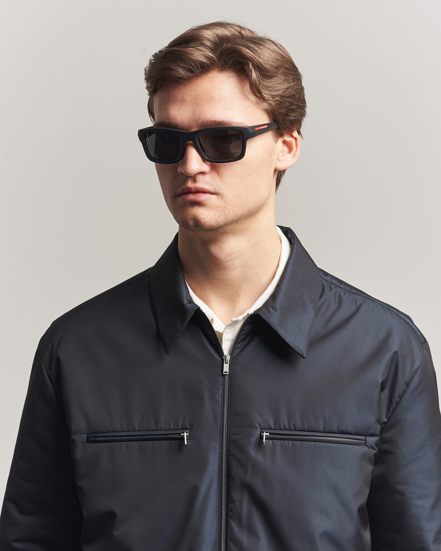 Men | Sunglasses | Prada Linea Rossa | 0PS B10S Sunglasses Matte Black