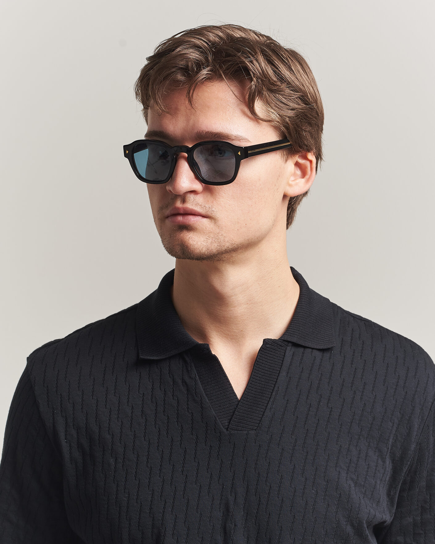Men | Sunglasses | Prada Eyewear | 0PR A16S Sunglasses Black/green