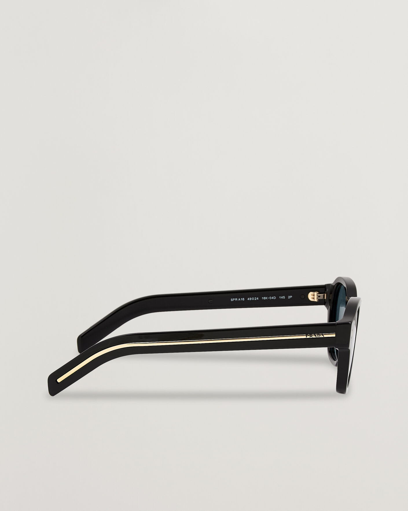 Men | Sunglasses | Prada Eyewear | 0PR A16S Sunglasses Black/green