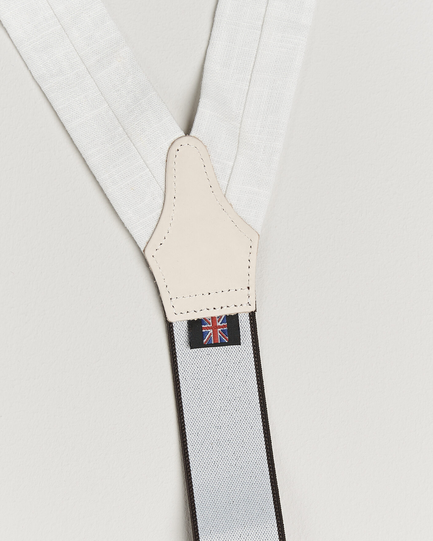 Men | Braces | Albert Thurston | Linen Braces Ivory