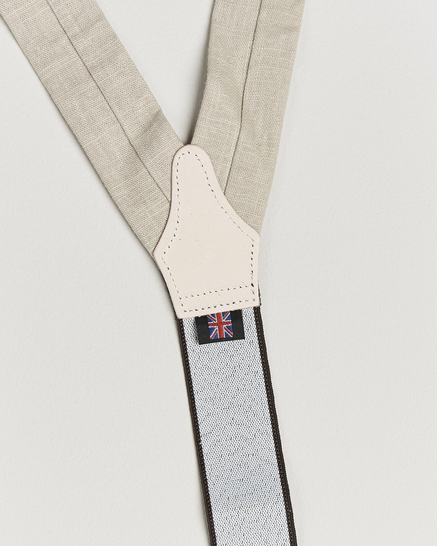 Men | Braces | Albert Thurston | Linen Braces Natural