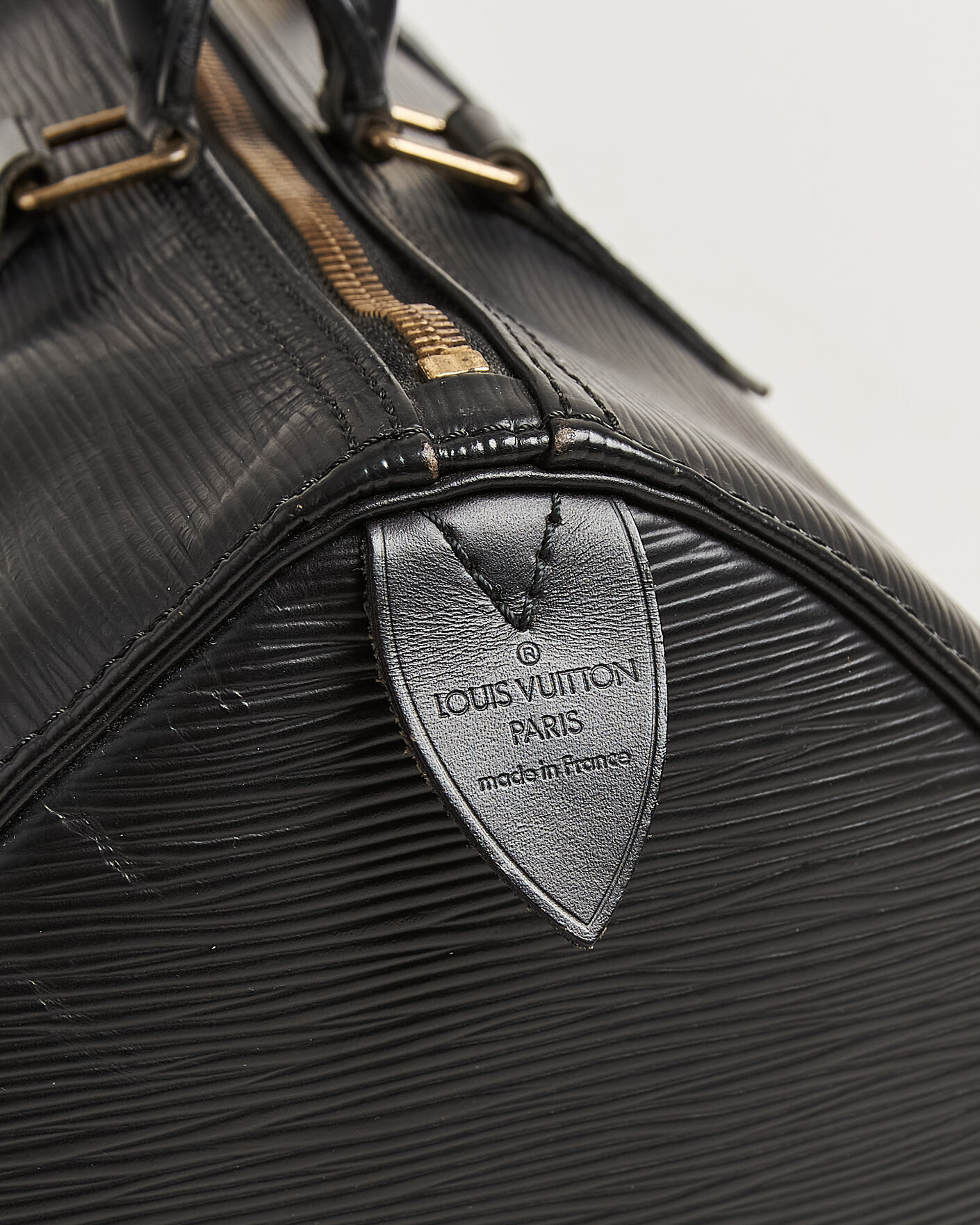 Louis Vuitton Pre-Owned Speedy 30 Epi Leather Black at CareOfCarl.com