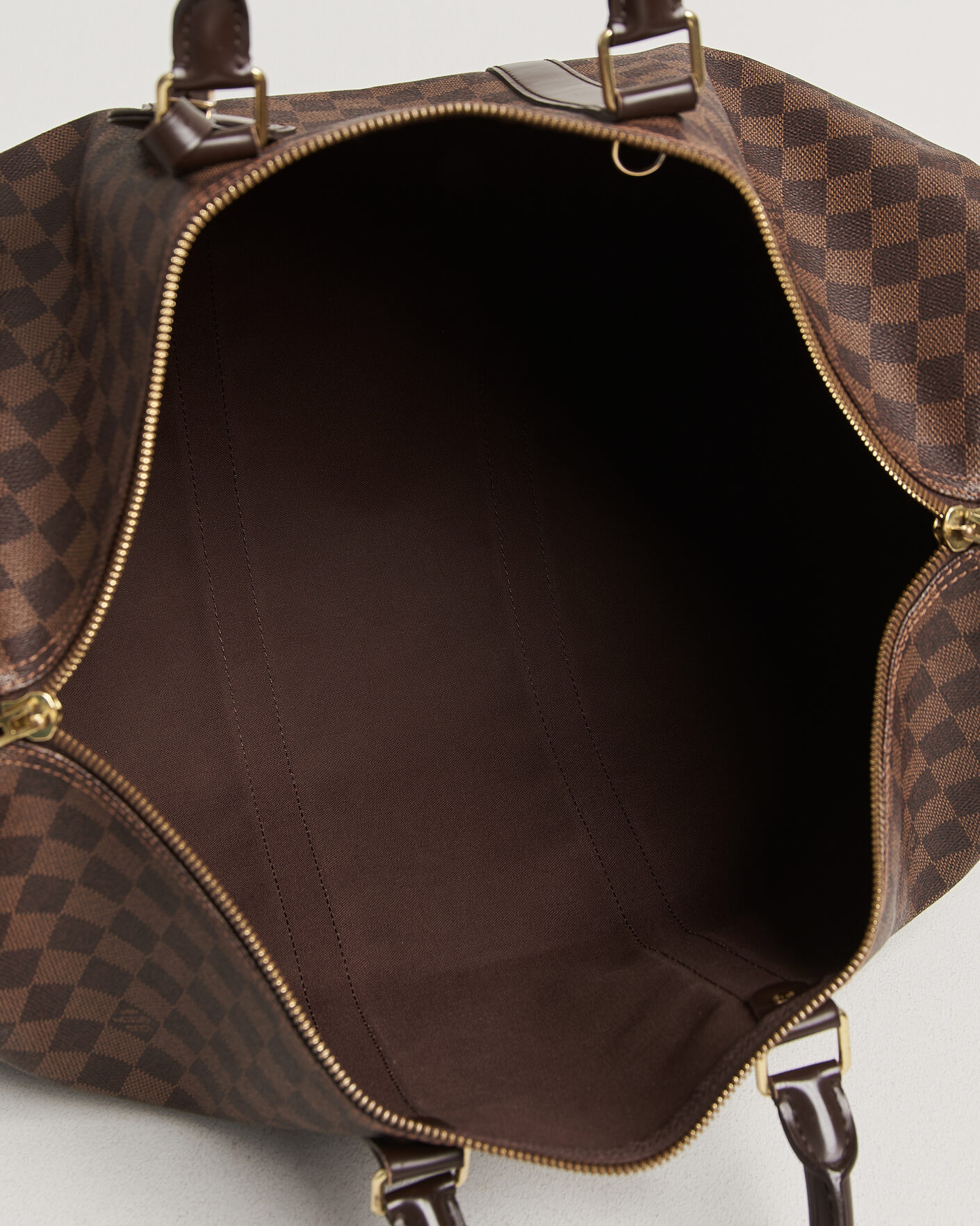 Men | Pre-Owned & Vintage Bags | Louis Vuitton Pre-Owned | Keepall 50 Damier Ebene