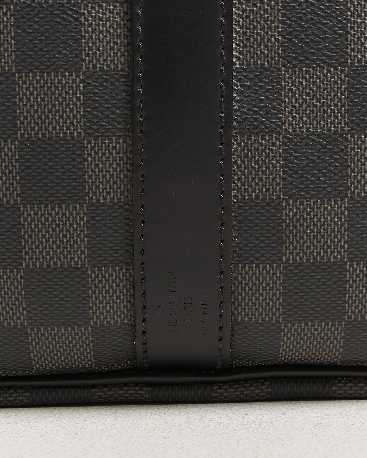 Men | Pre-Owned & Vintage Bags | Louis Vuitton Pre-Owned | Keepall Bandouliére 45 Damier Graphite