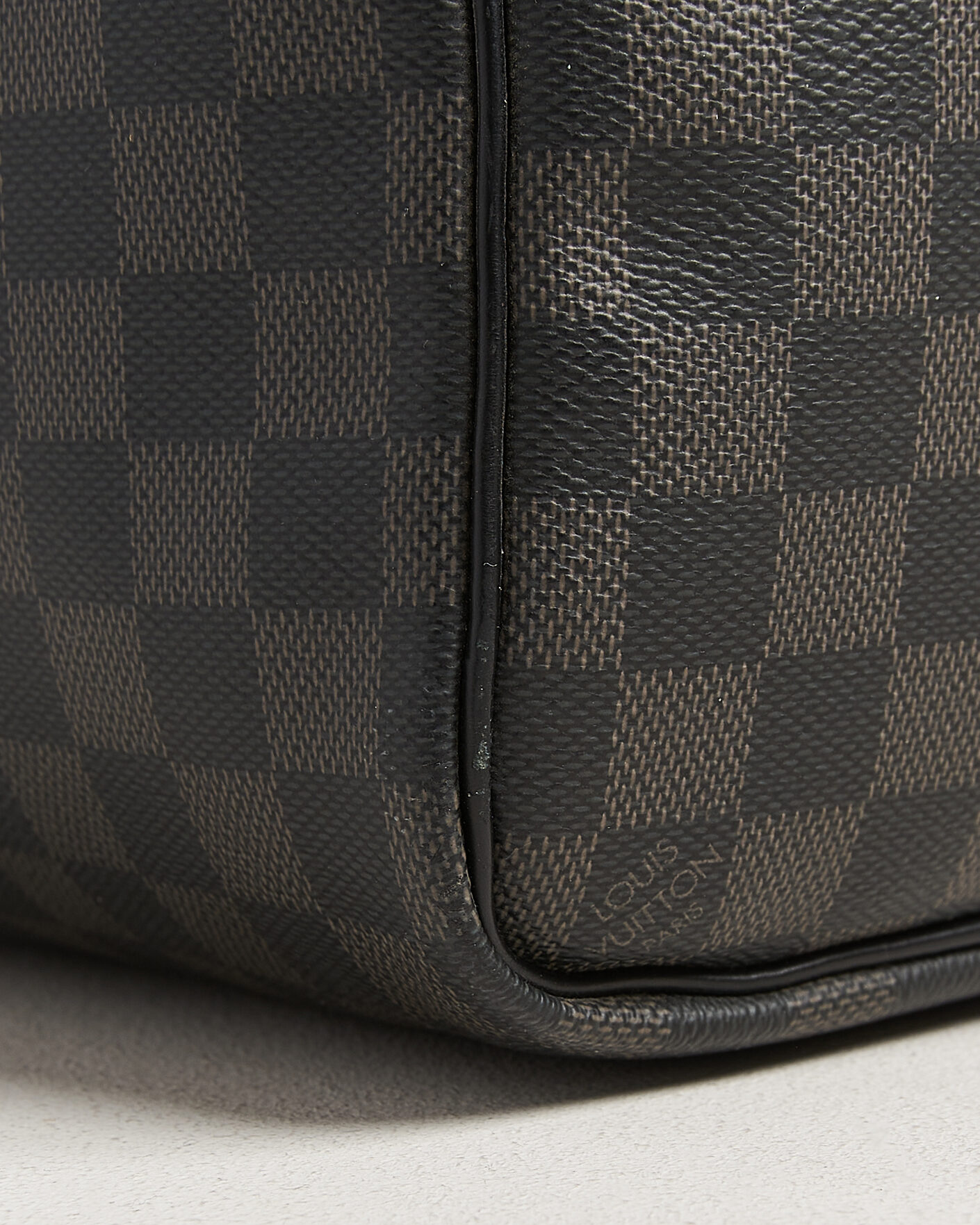 Men | Pre-Owned & Vintage Bags | Louis Vuitton Pre-Owned | Keepall Bandouliére 45 Damier Graphite