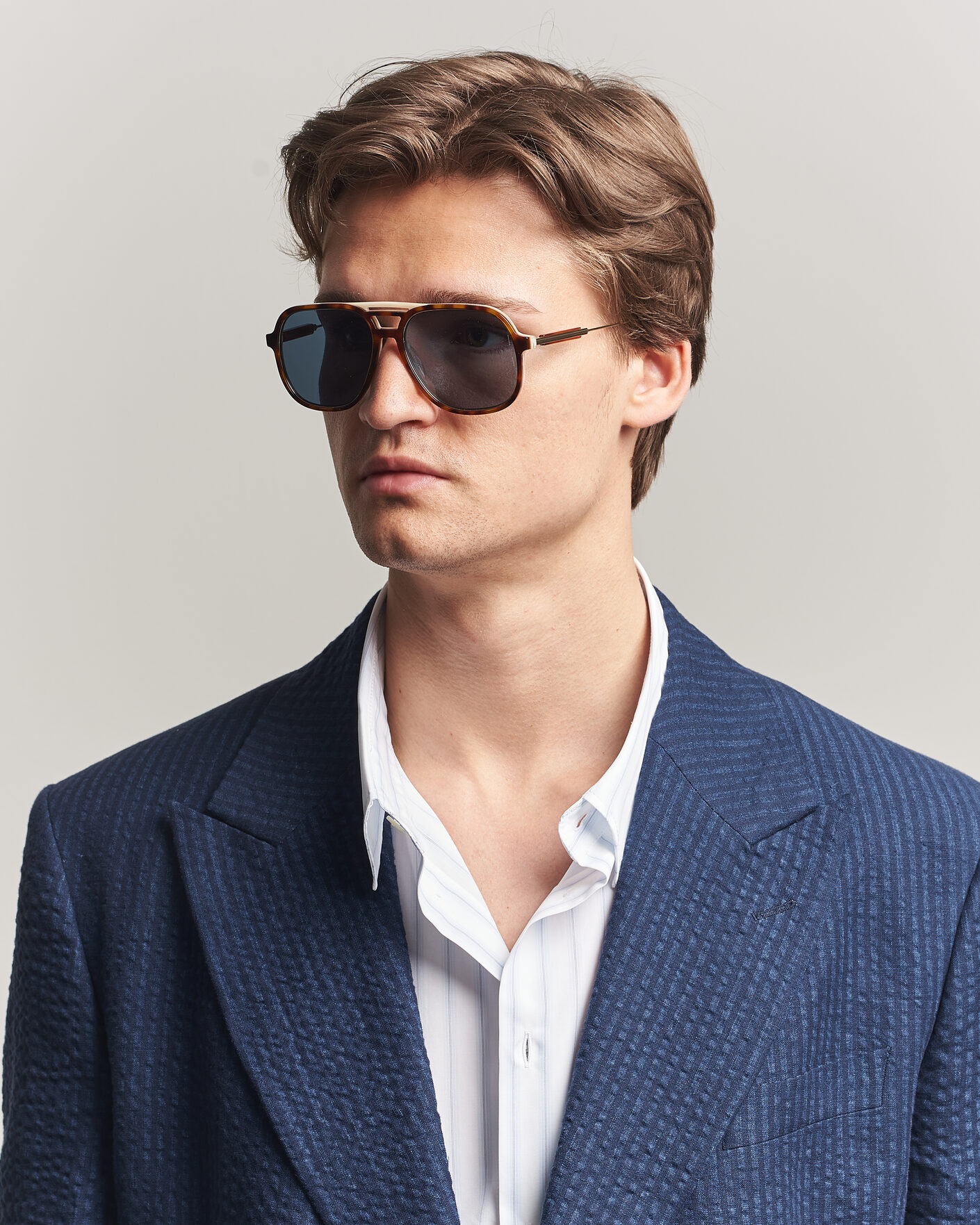 Brunello Cucinelli 0BC4022S Sunglasses Havana Sigaro at CareOfCarl.com
