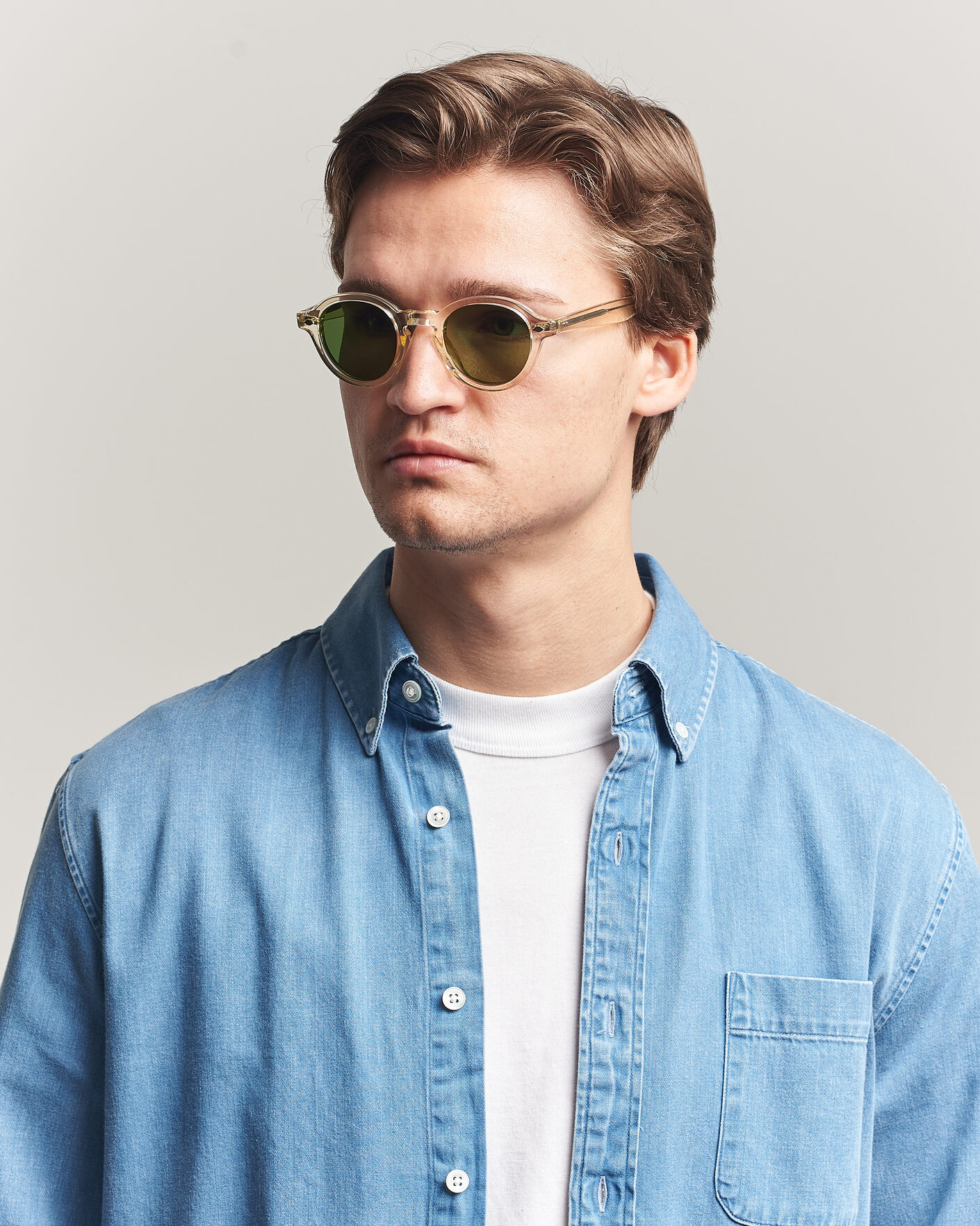 Men | Sunglasses | Garrett Leight | Flipper Sunglasses Pure Glass