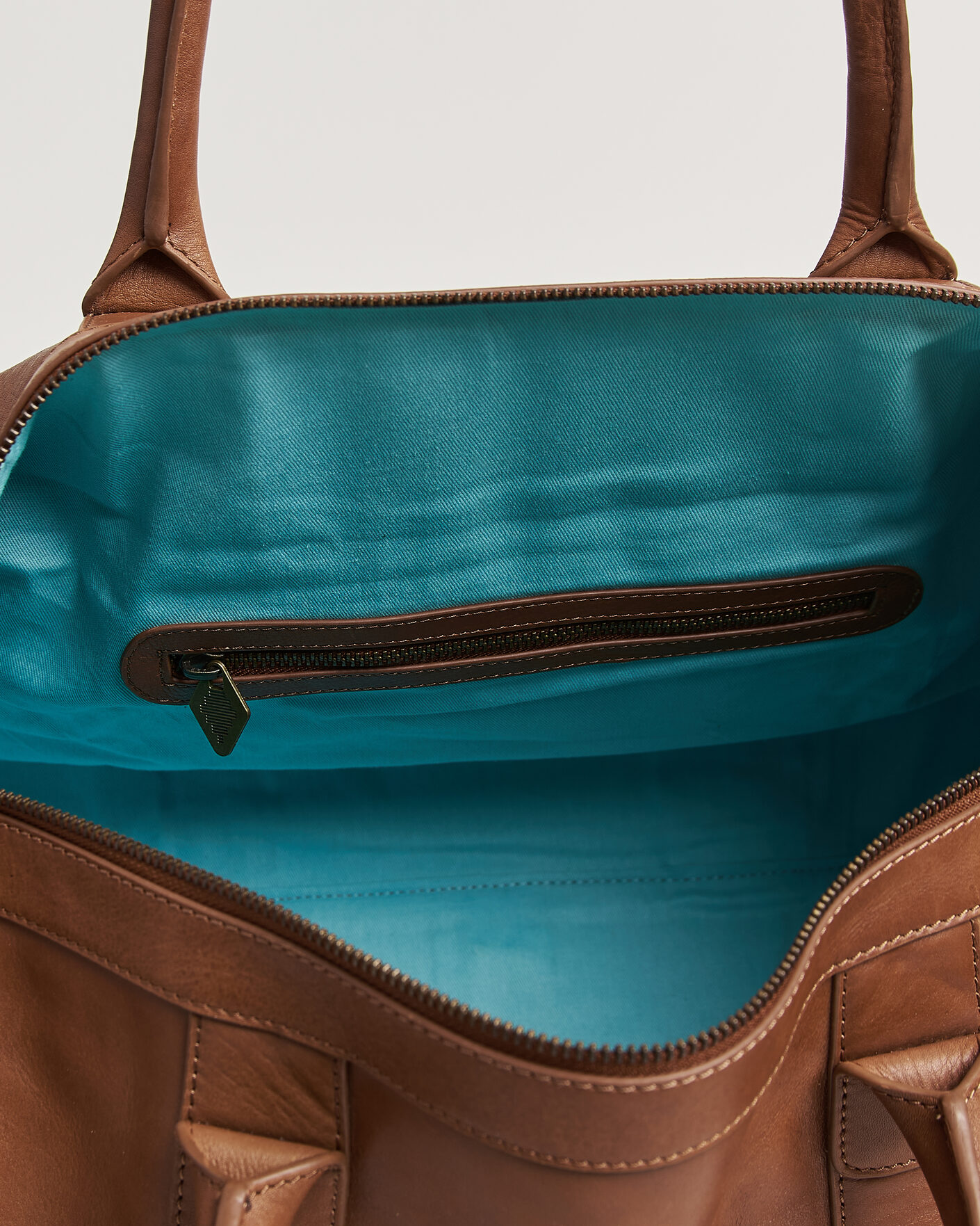 Men | Bags | Pampeano | Varon Small Leather Weekend Bag Tan