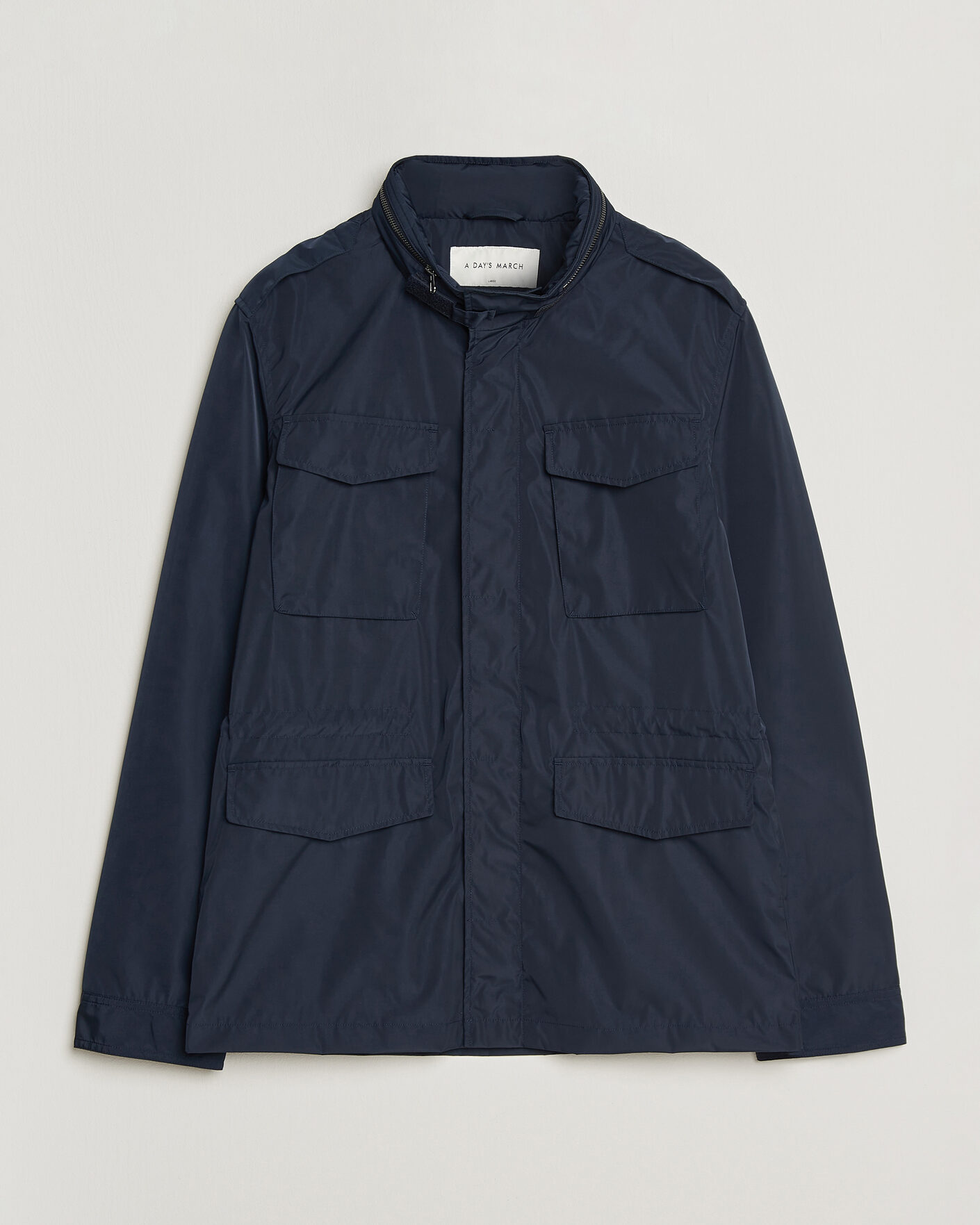 Men | Coats & Jackets | A Day's March | Barnett M65 Nylon Jacket Navy