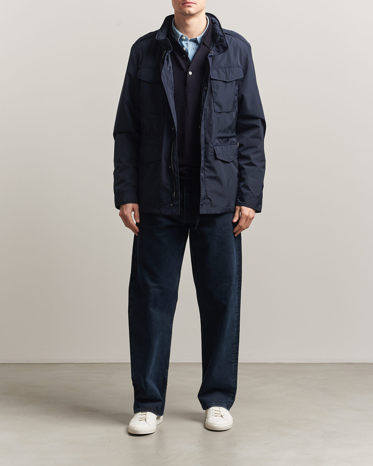 A Day's March Barnett M65 Nylon Jacket Navy at CareOfCarl.com