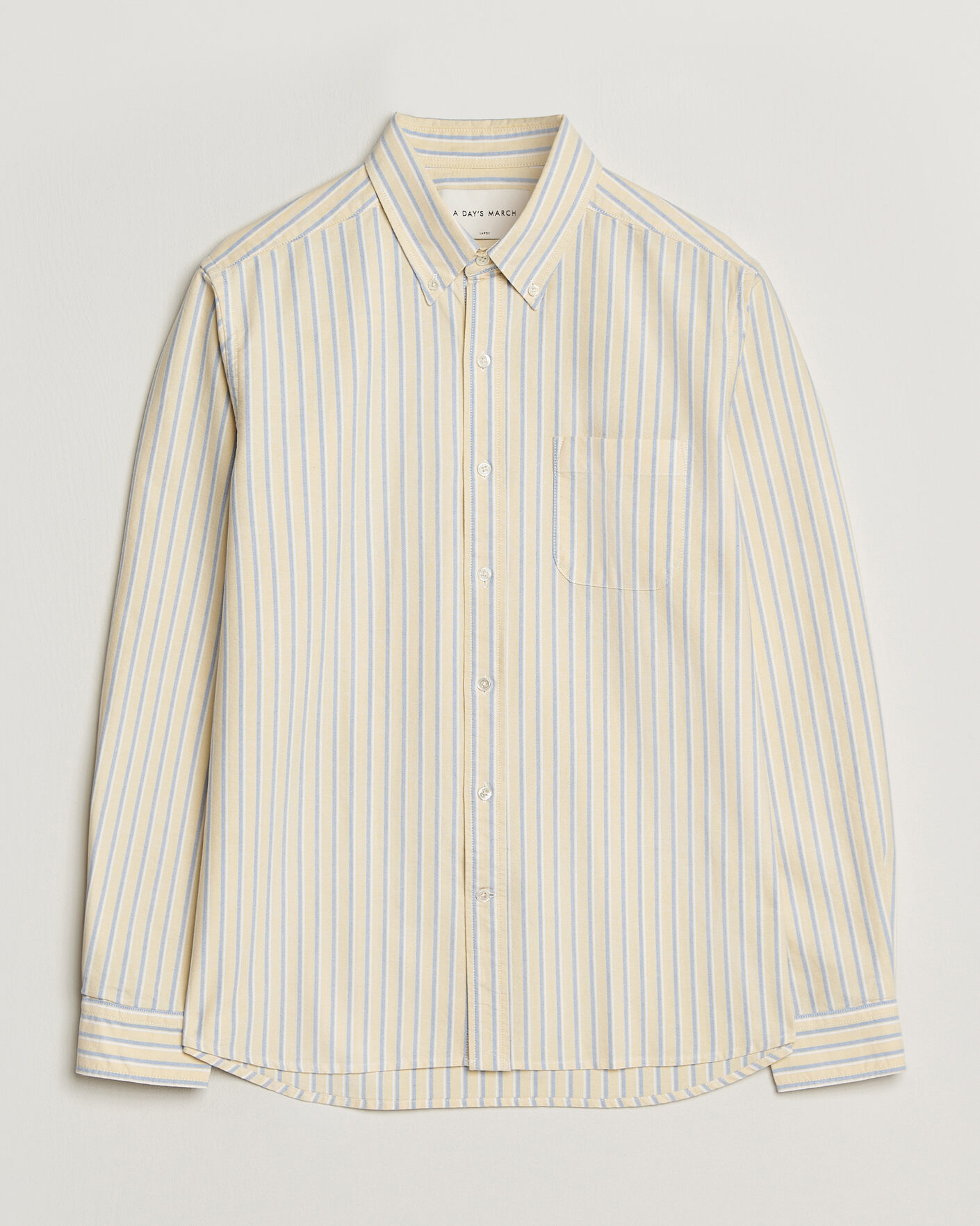 Men | Shirts | A Day's March | Original Oxford Shirt Yellow Multi