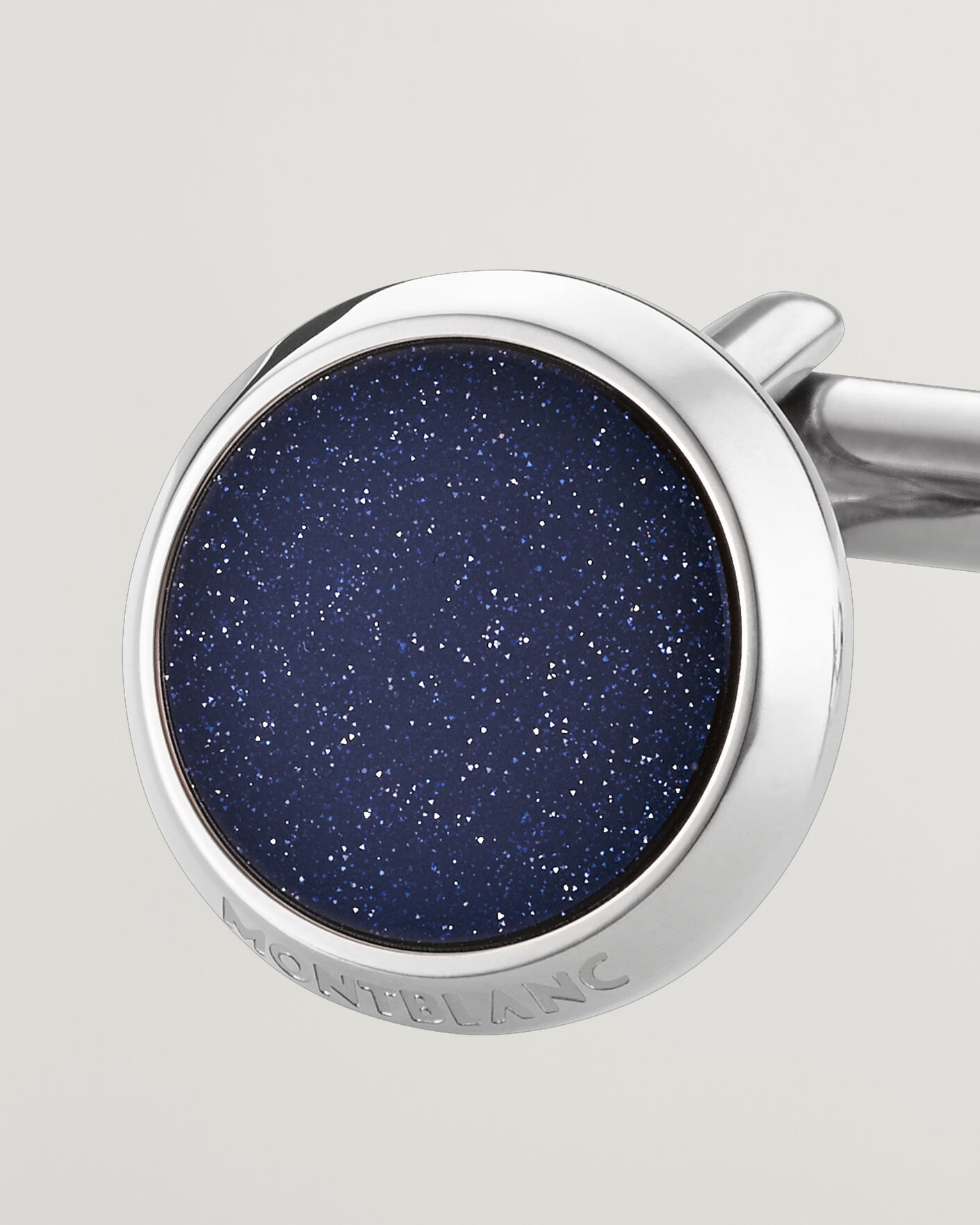◾️MONTBLANC ◾️マイスターシュテュックブルーゴールドストーンカフリンクス Montblanc Meisterstück Cufflinks Blue Goldstone at CareOfCarl.com