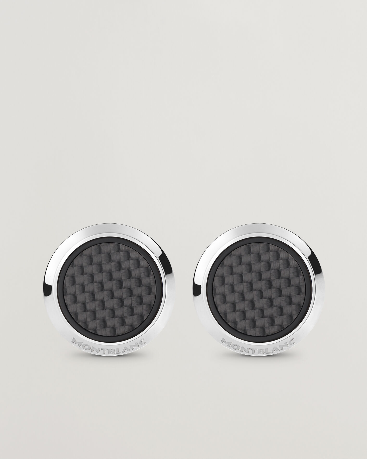Montblanc Meisterstück Cufflinks Black Carbon at CareOfCarl.com