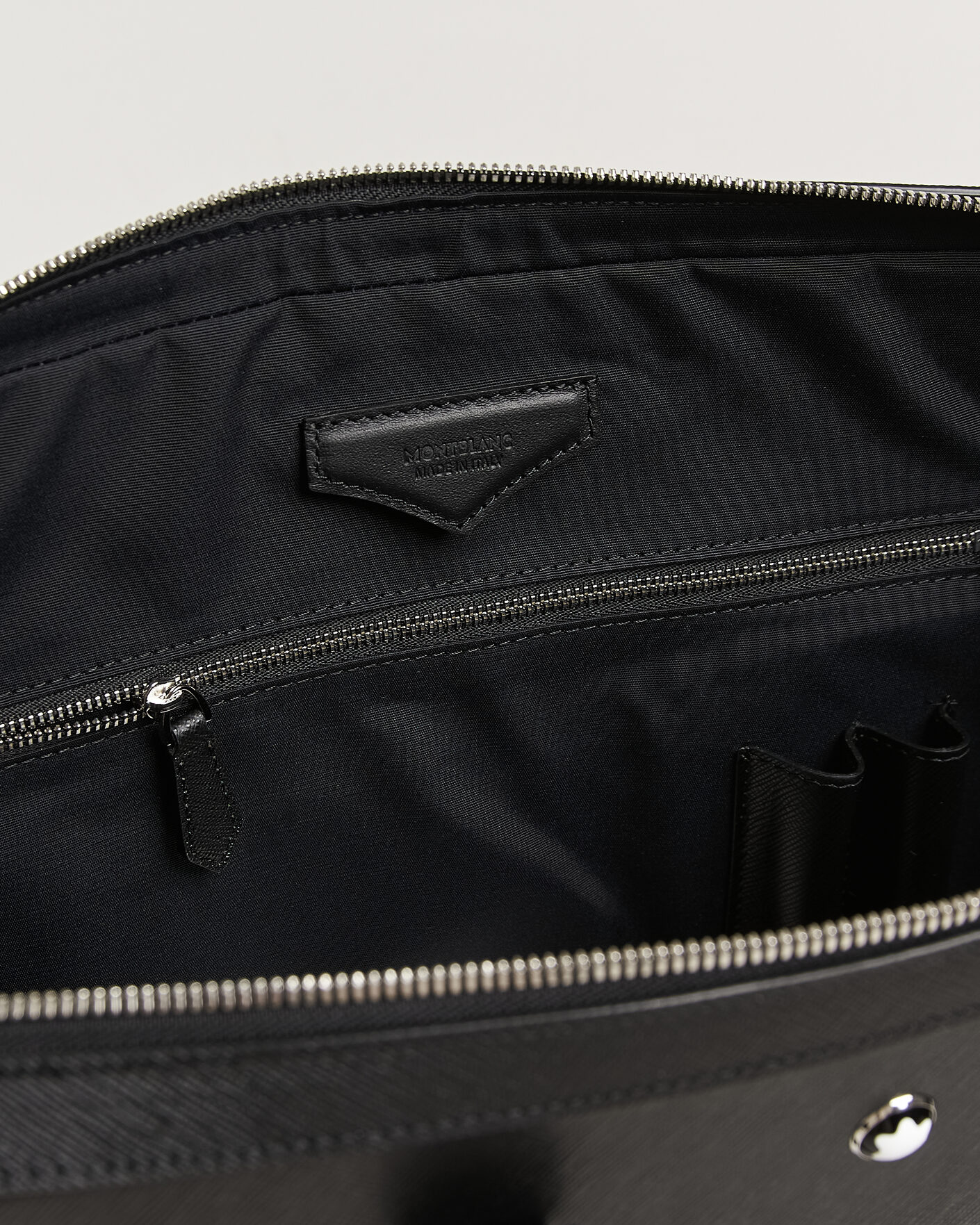 Men | Bags | Montblanc | Thin Sartorial Leather Briefcase Black