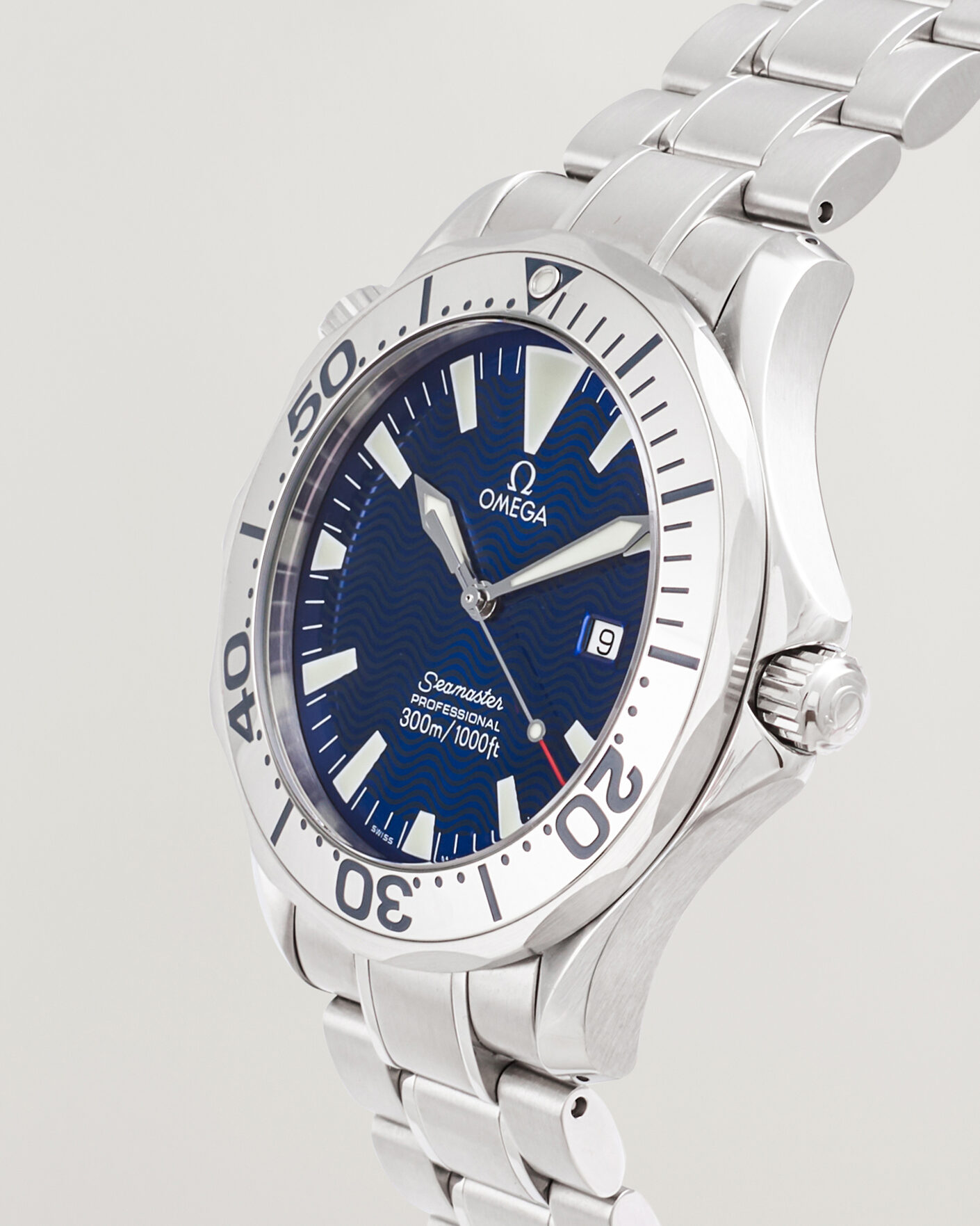 Men | Omega Pre-Owned Seamaster 300M Electric Blue | Omega Pre-Owned | Seamaster 300M Electric Blue