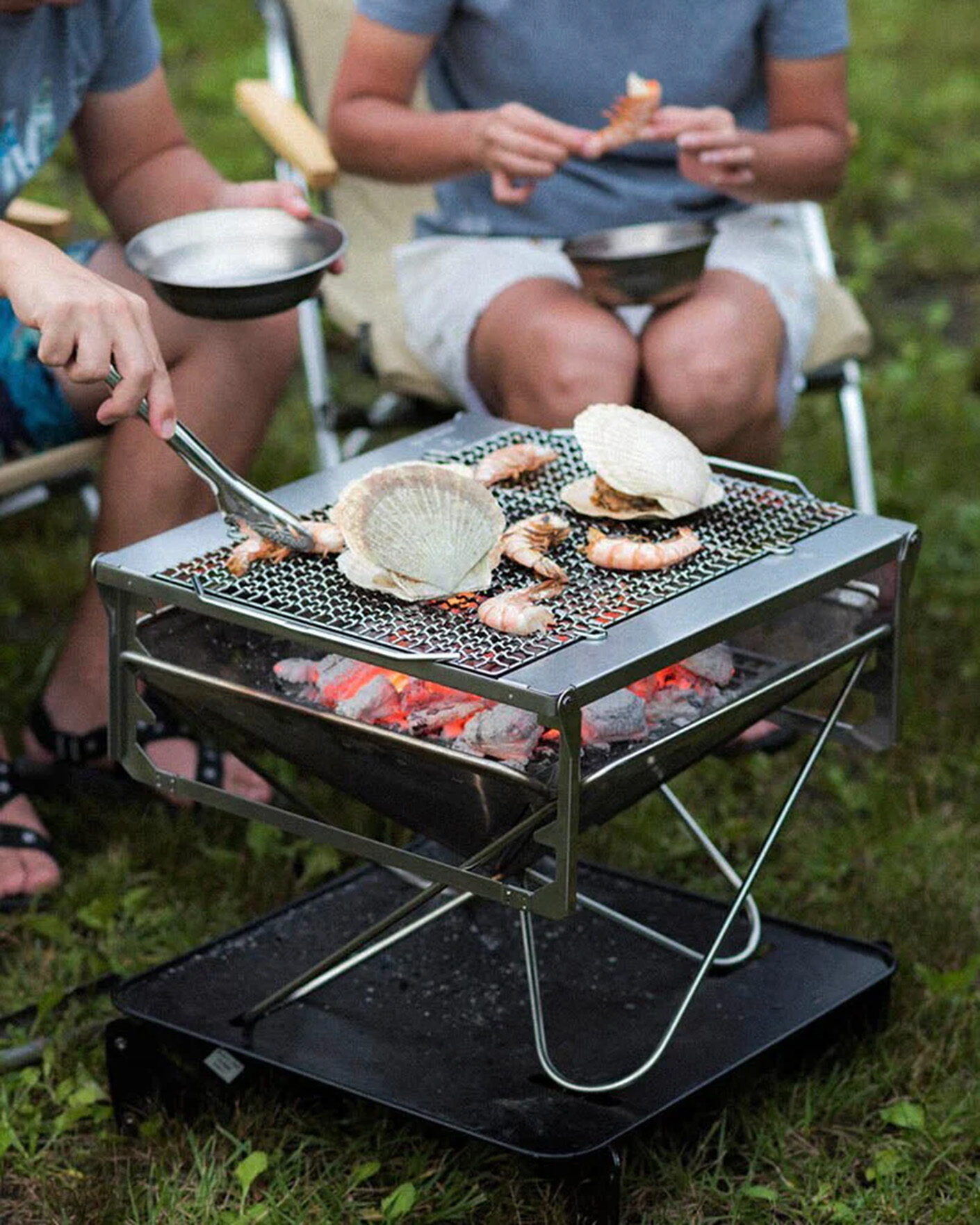 Men | Outdoor living | Snow Peak | Takibi Fire & Grill Stainless Steel