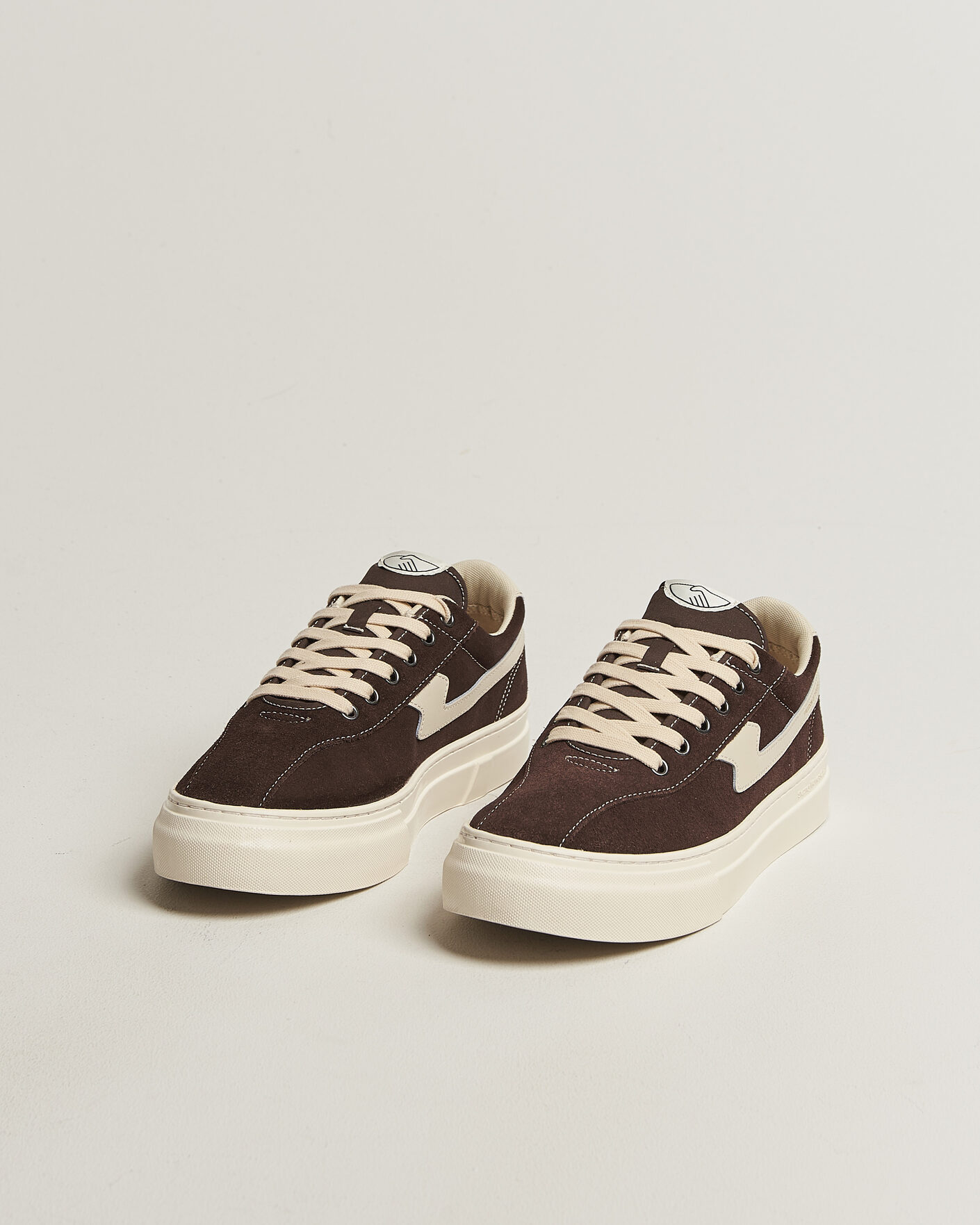 Men | Sneakers | Stepney Workers Club | Dellow S-Strike Cupsole Suede Sneaker Dark Brown
