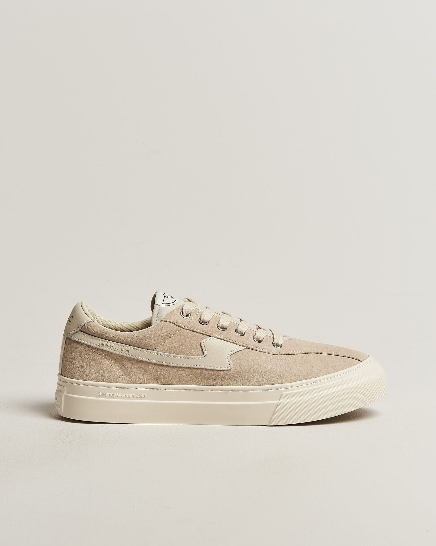 Men | Sneakers | Stepney Workers Club | Dellow S-Strike Cupsole Suede Sneaker Oat