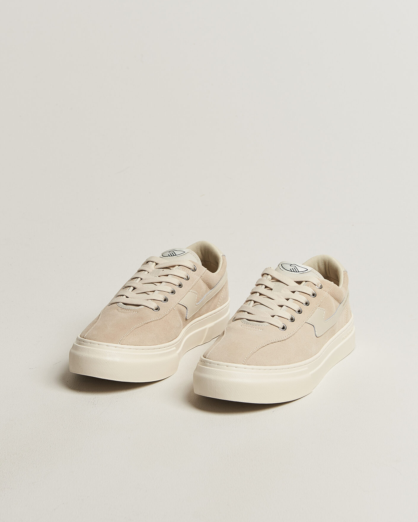 Men | Sneakers | Stepney Workers Club | Dellow S-Strike Cupsole Suede Sneaker Oat