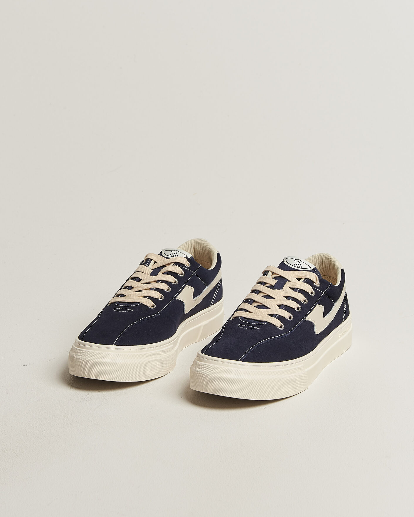 Men | Sneakers | Stepney Workers Club | Dellow S-Strike Cupsole Suede Sneaker Navy
