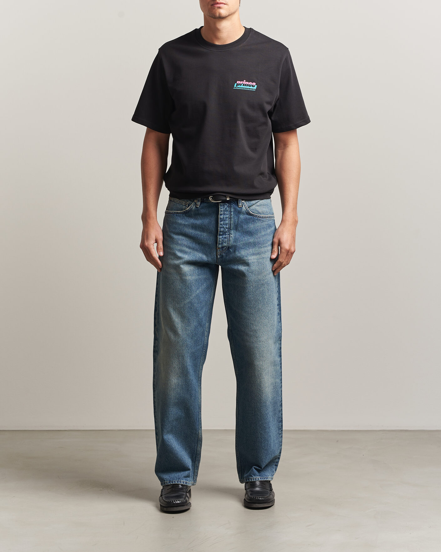 Men | T-Shirts | LES DEUX | Prince P T-Shirt Black