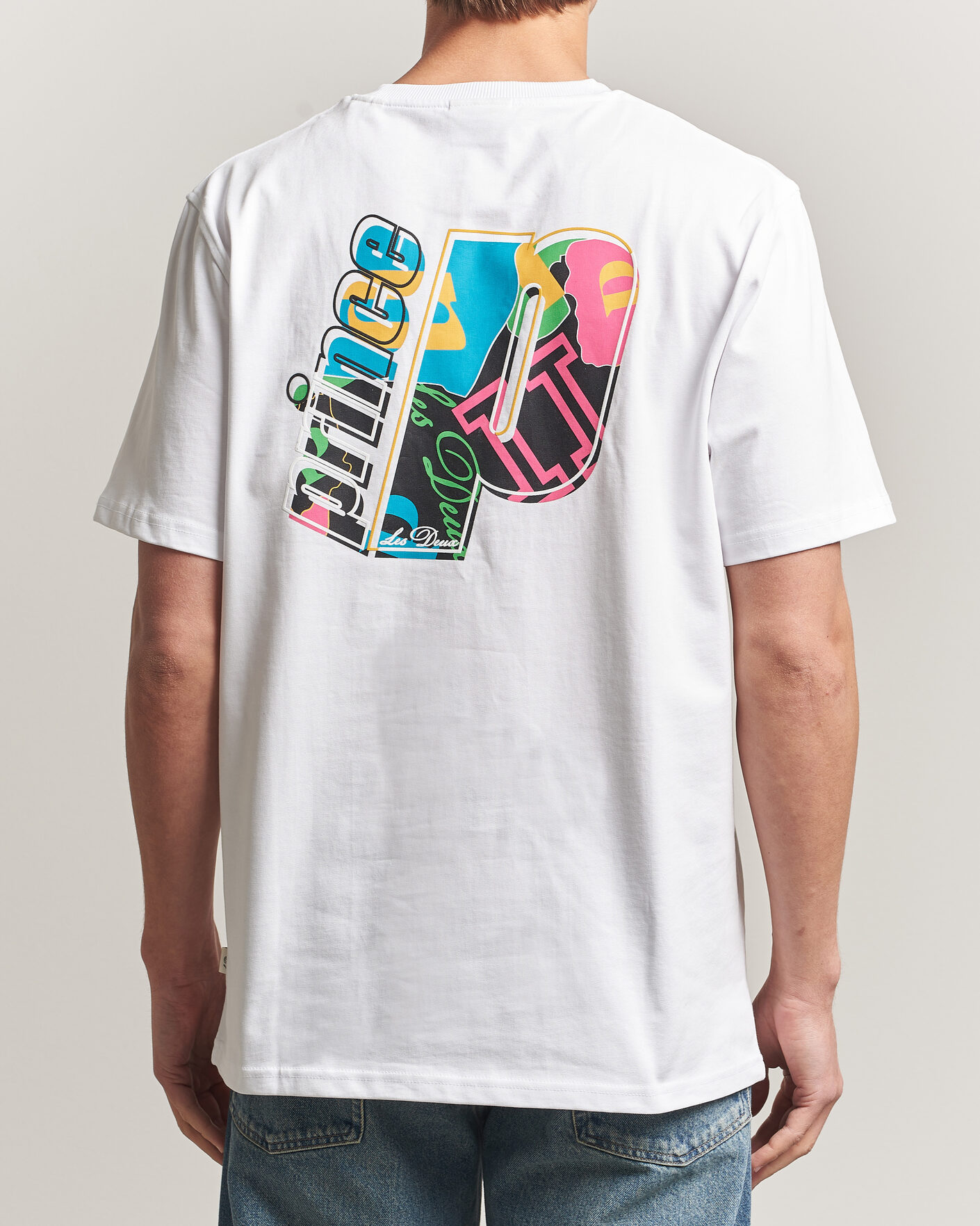 Men | T-Shirts | LES DEUX | Prince P T-Shirt White