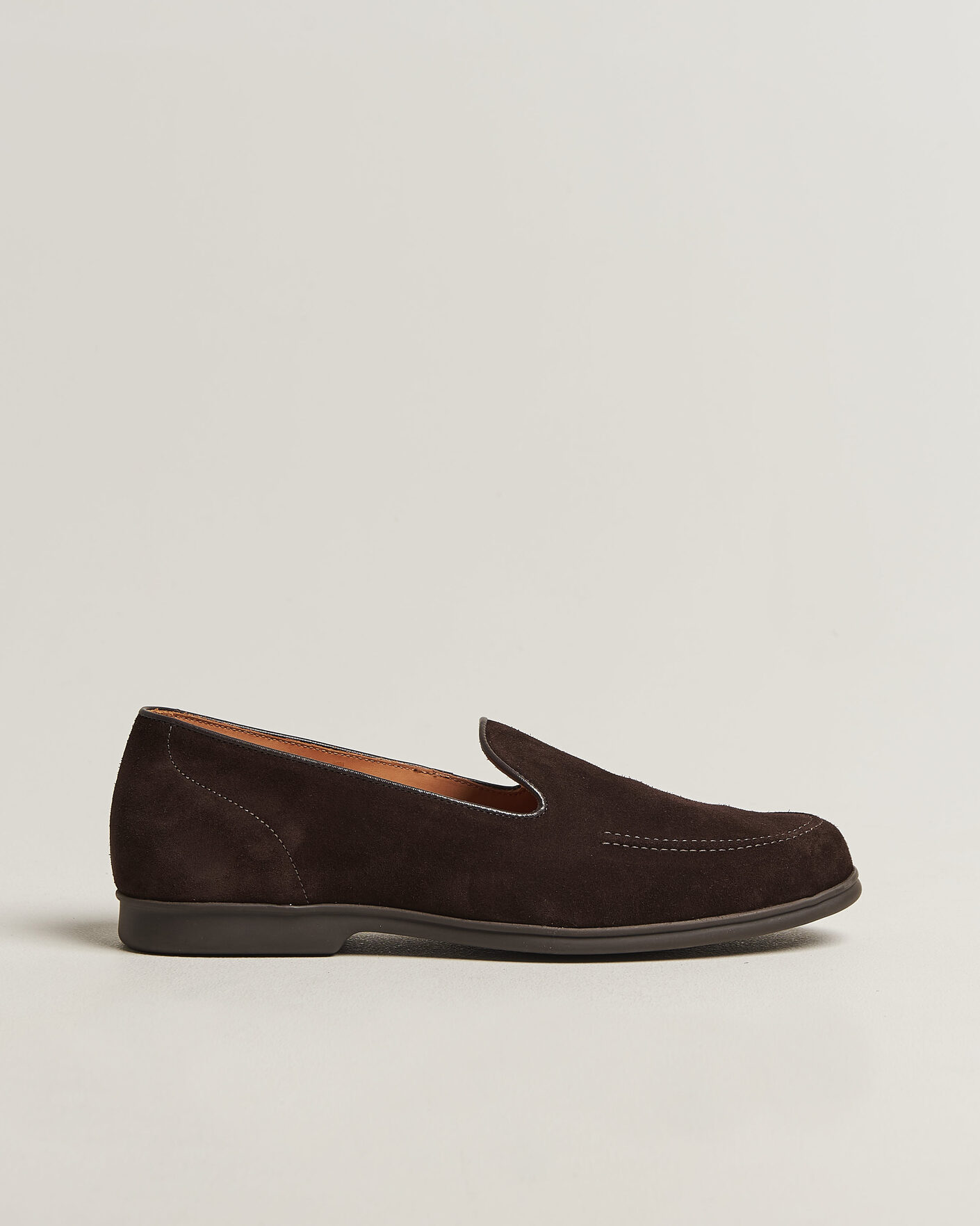 Men | Loafers | Myrqvist | Brännö II Loafers Dark Brown Suede