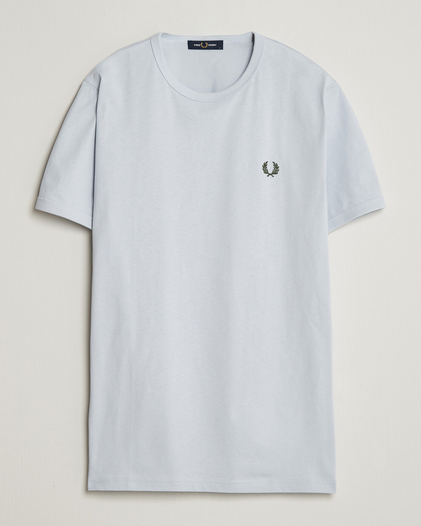 Men | T-Shirts | Fred Perry | Ringer T-Shirt Dusky Blue