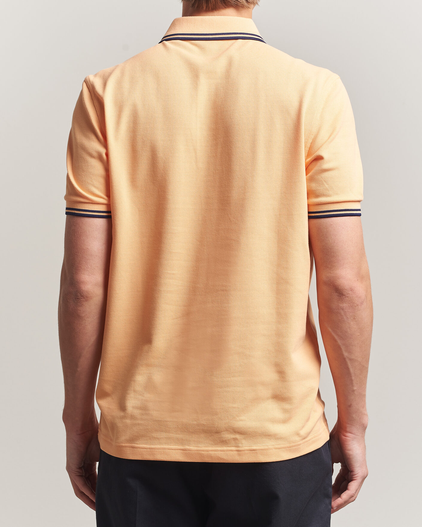 Men | Polo Shirts | Fred Perry | Twin Tipped Polo Shirt Peach