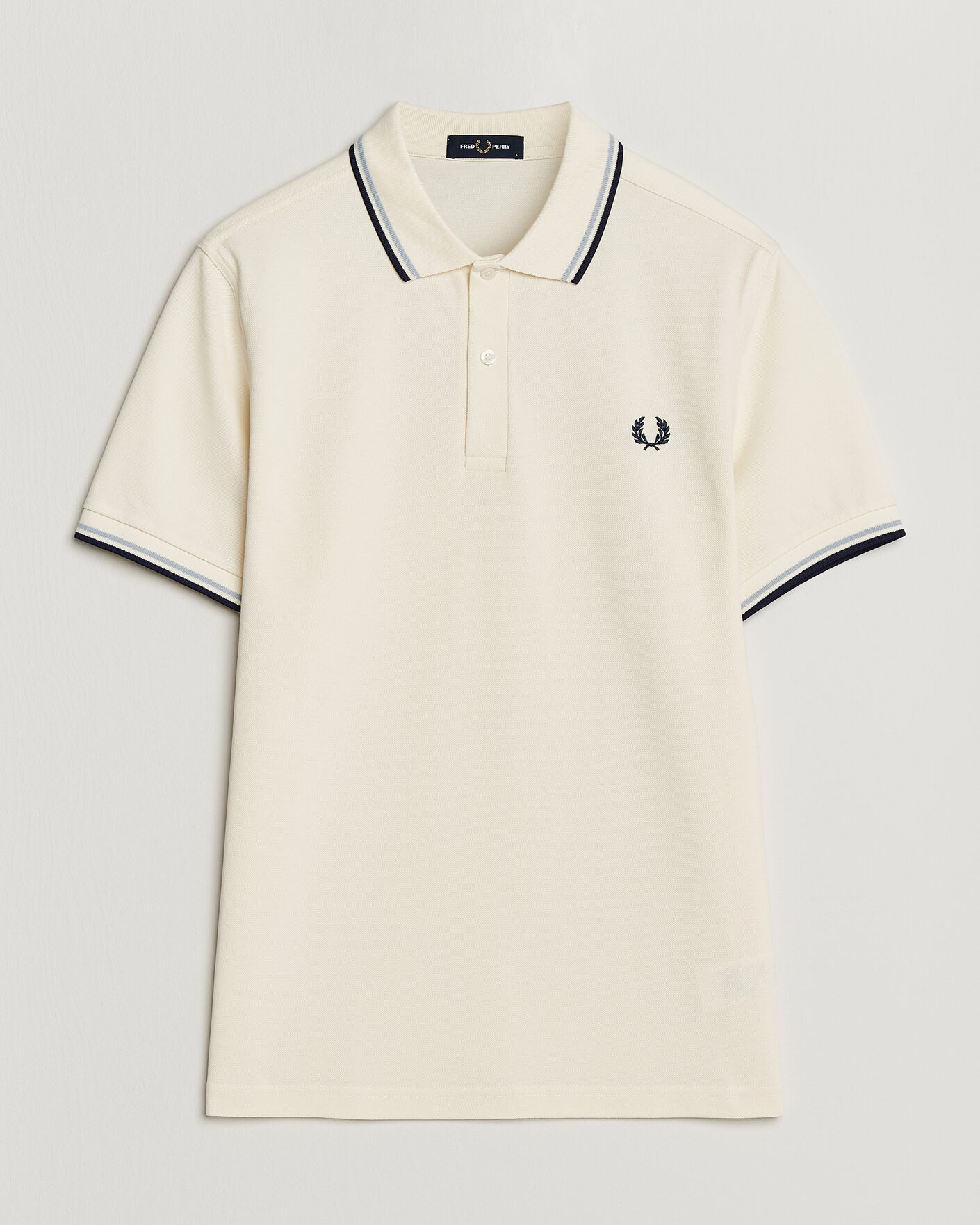 Men | Polo Shirts | Fred Perry | Twin Tipped Polo Shirt Ecru
