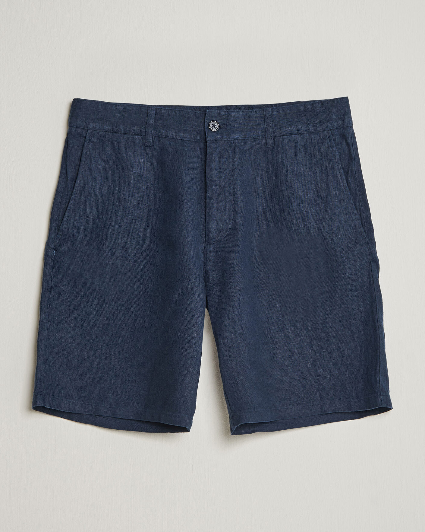 Men | Shorts | NN07 | Aden Linen Shorts Navy Blue