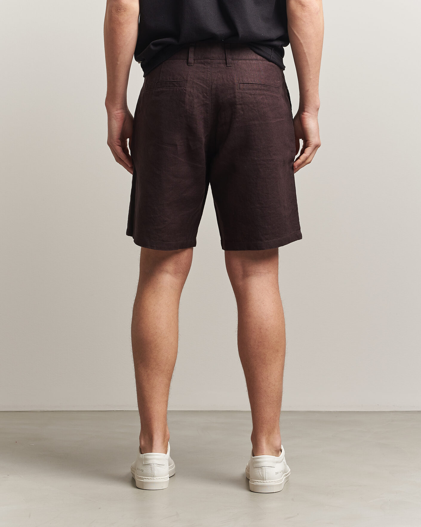 Men | Shorts | NN07 | Aden Linen Shorts Dusky Port