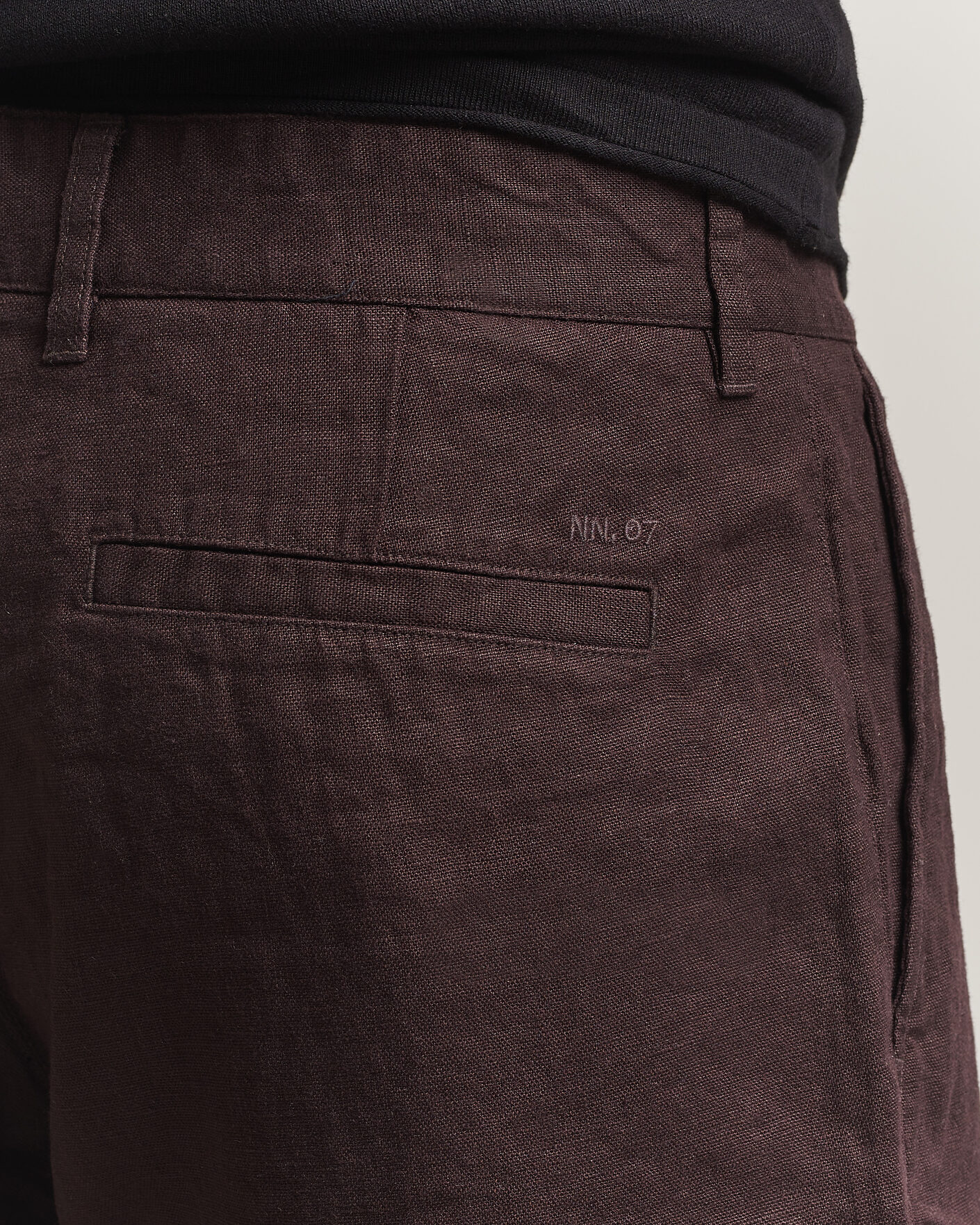 Men | Shorts | NN07 | Aden Linen Shorts Dusky Port
