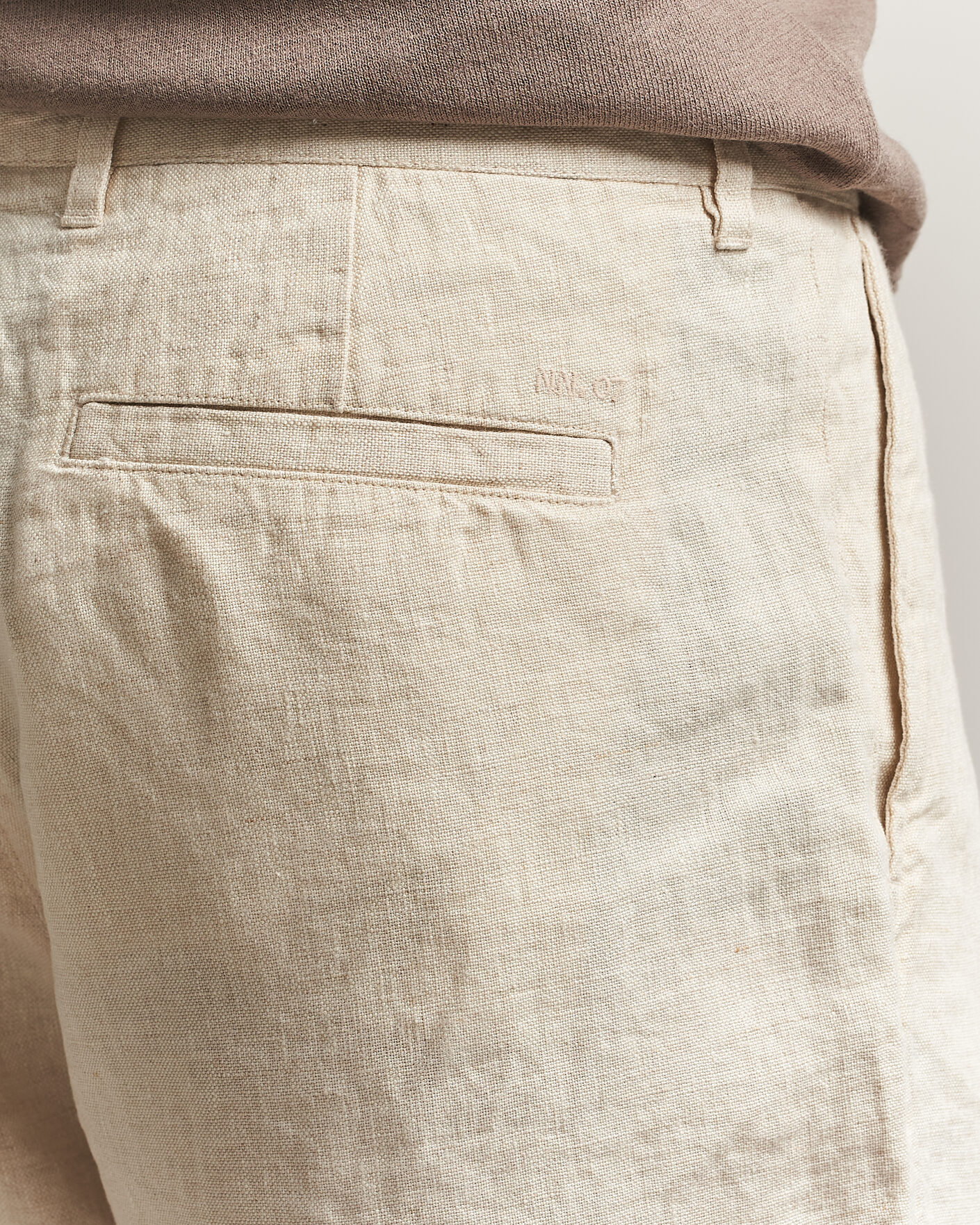 Men | Shorts | NN07 | Aden Linen Shorts Oat