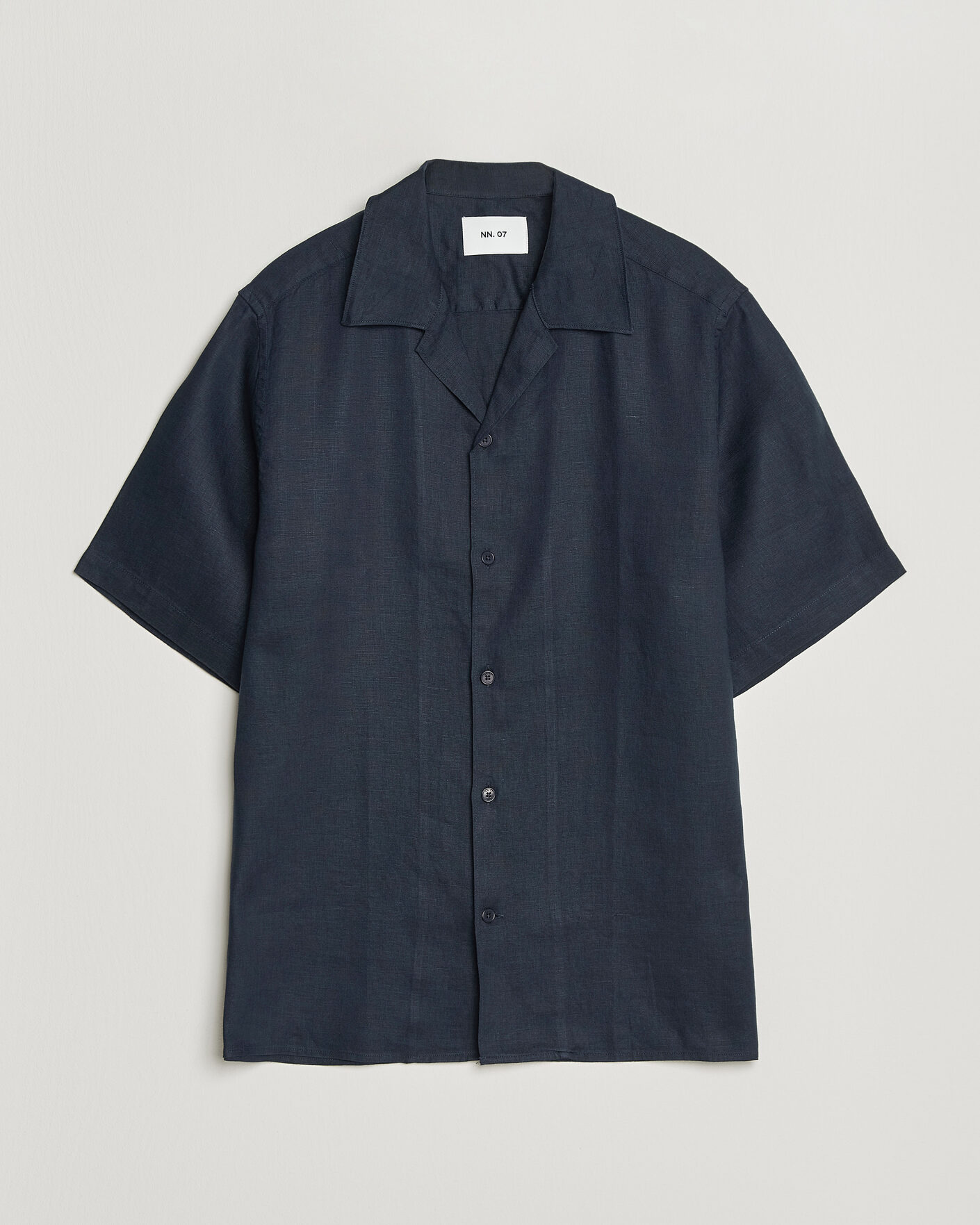 Men |  | NN07 | Julio Linen Resort Shirt Navy Blue