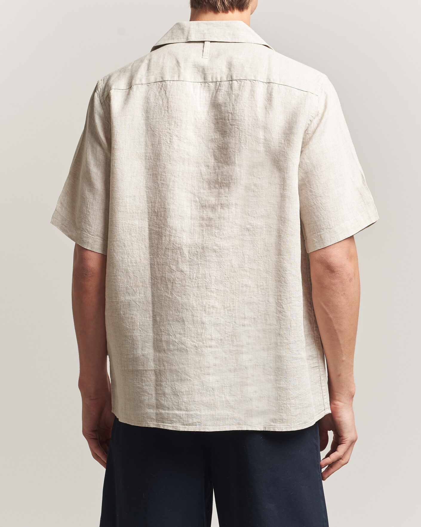 Men | Shirts | NN07 | Julio Linen Resort Shirt Oat