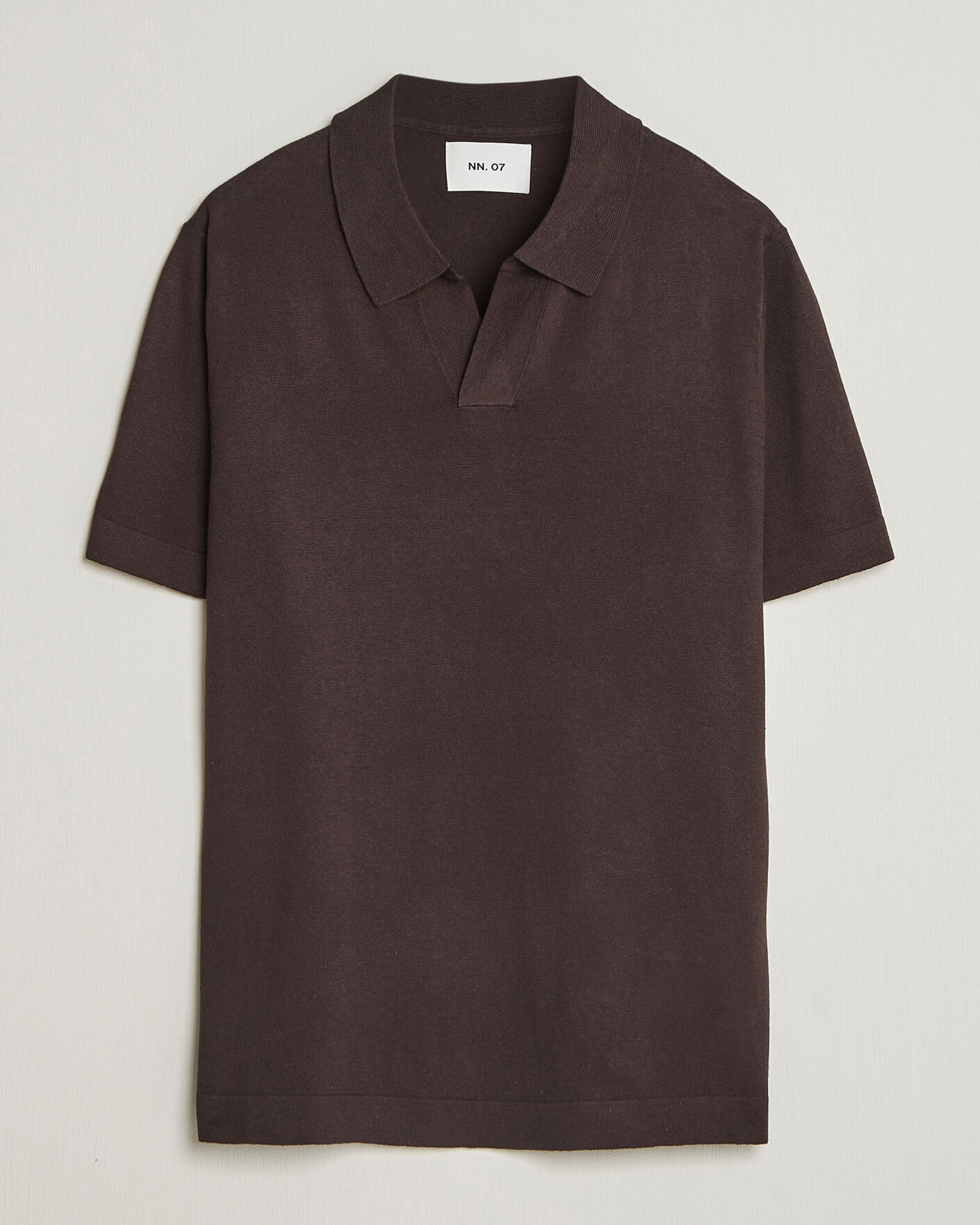Men | Polo Shirts | NN07 | Ryan Cotton/Linen Polo Dusky Port
