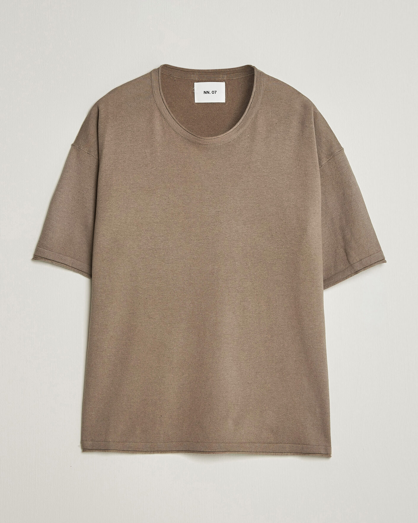 Men | T-Shirts | NN07 | Ryan Cotton/Linen T-Shirt Clay Mirage